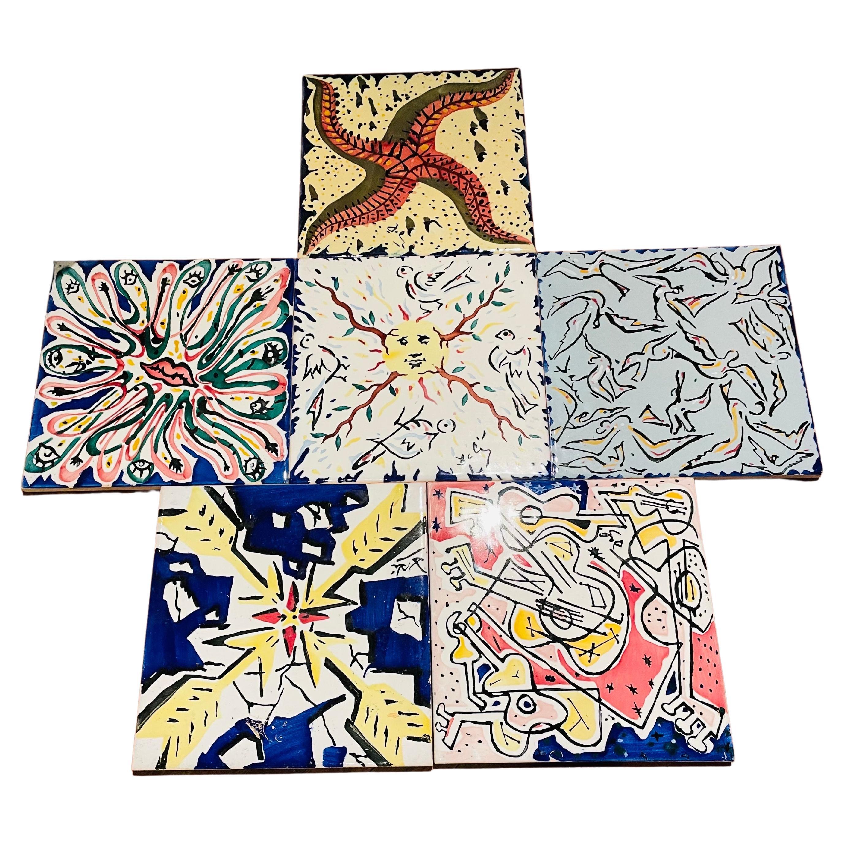 Salvador Dali La Suite Catalane Set Of 6 Dali Tiles 1954 For Sale At 