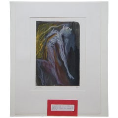 Salvador Dali Les Erinnyes Divine Comédie Gravure sur bois Enfer Inferno 9