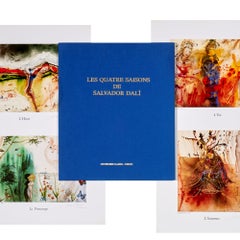 Salvador Dalí “Les Quatre Saisons” Portfolio, Les Heures Claires, Italy, 1984