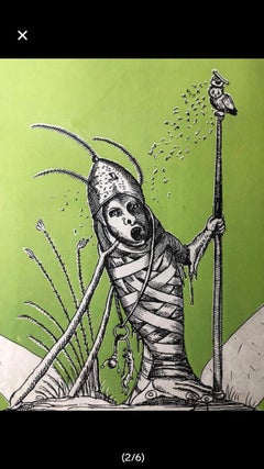 Salvador Dali, Les Songes Drolatiques Handsigned Lithography