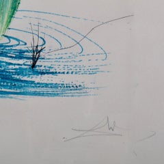 Salvador Dali Lithograph, circa 1972