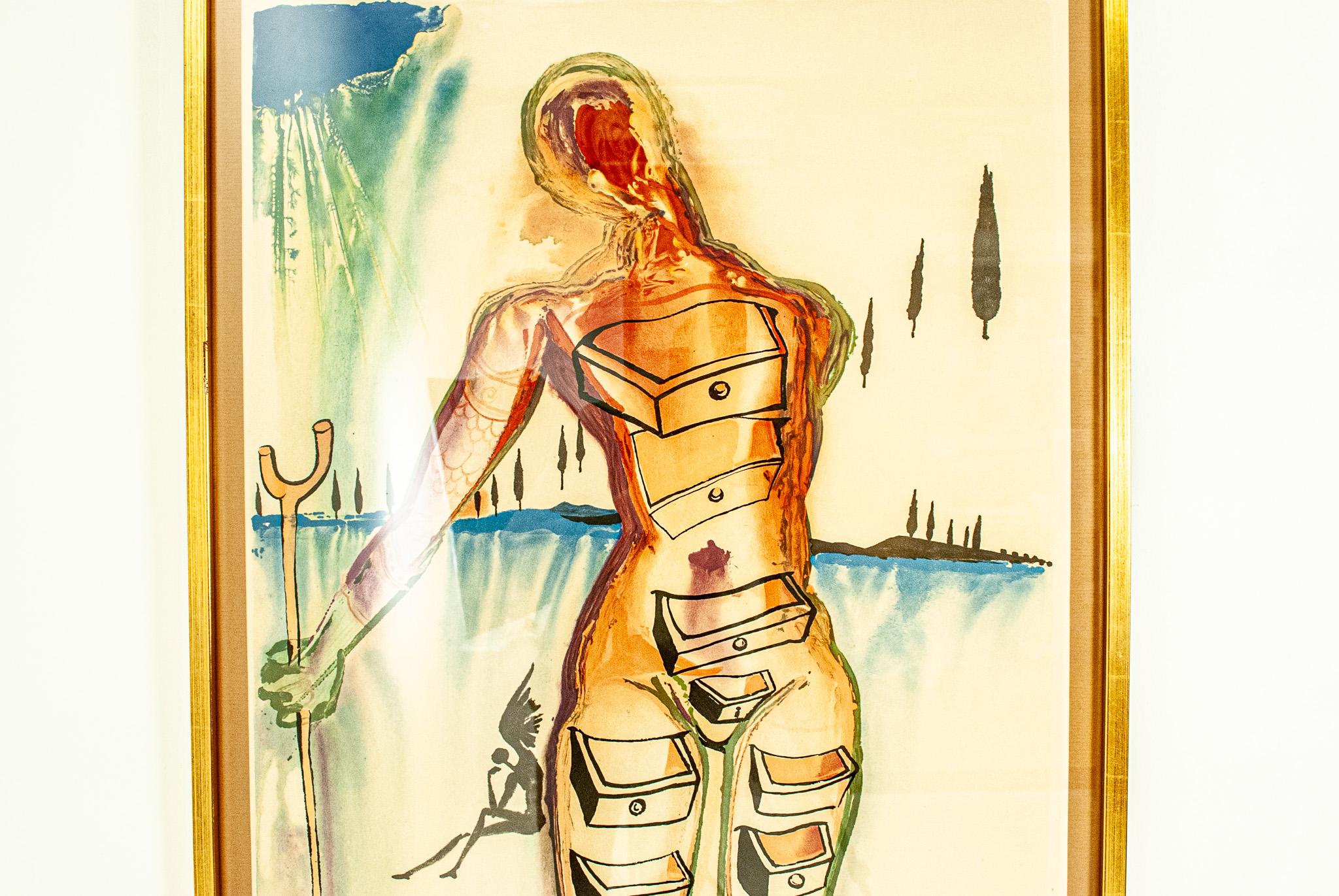 20th Century Salvador Dali, Litography.  For Sale