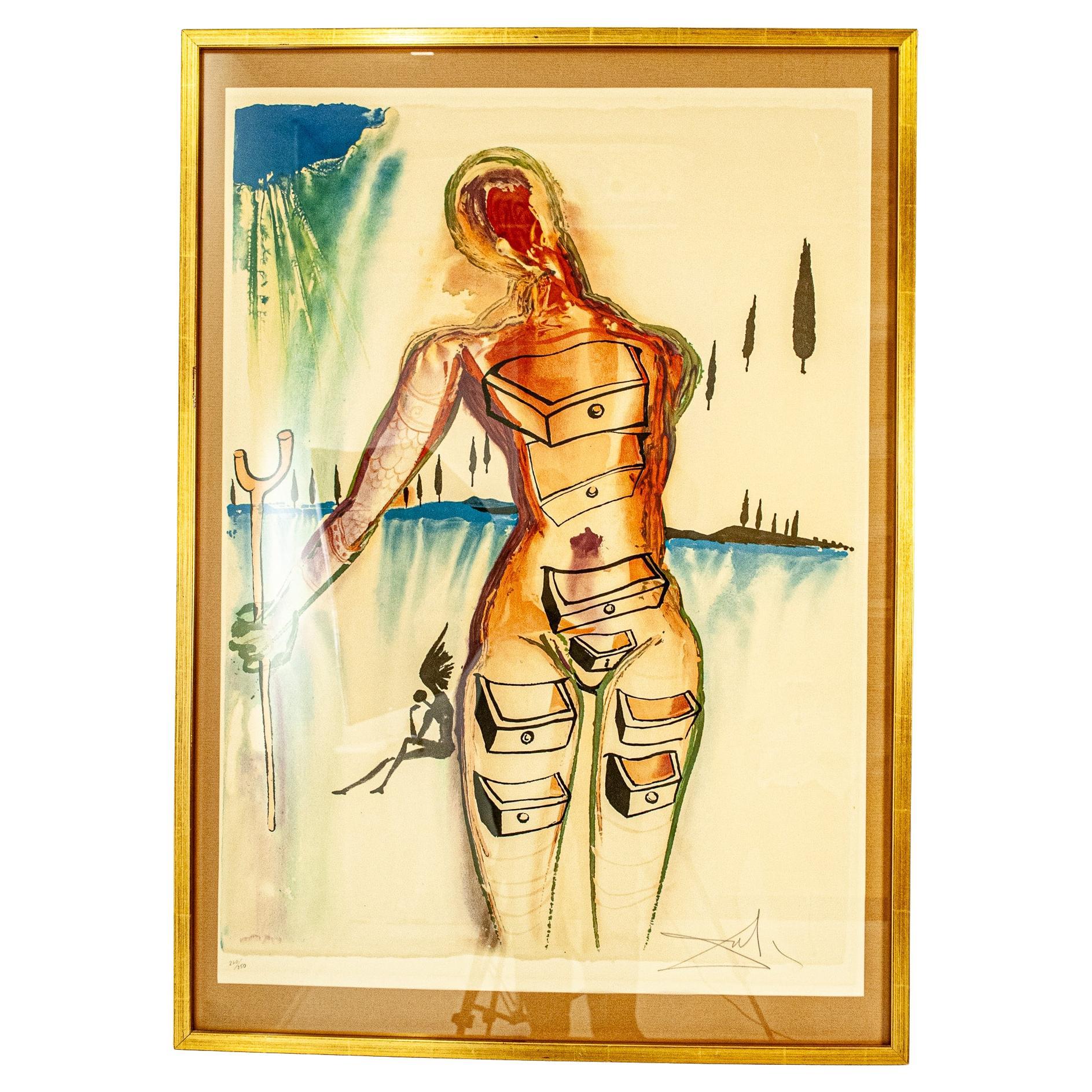 Salvador Dali, lithographie  en vente