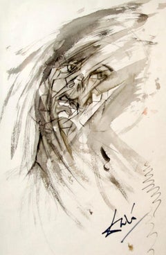 Explosive heads, Salvador Dalí, 20th century, paper drawing