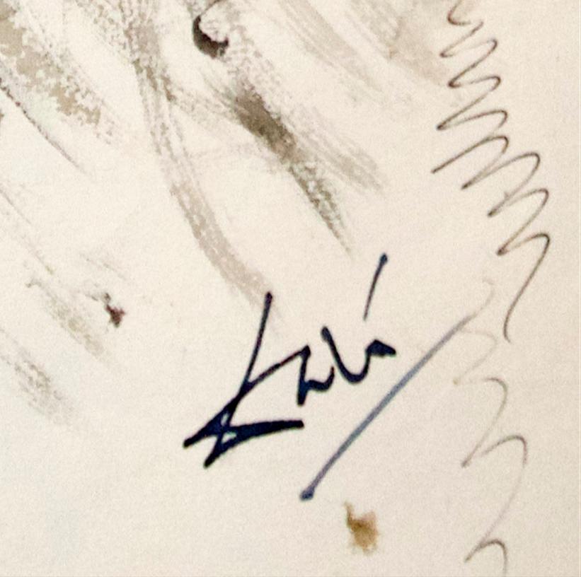 Explosive heads, Salvador Dalí, 20th century, paper drawing For Sale 1