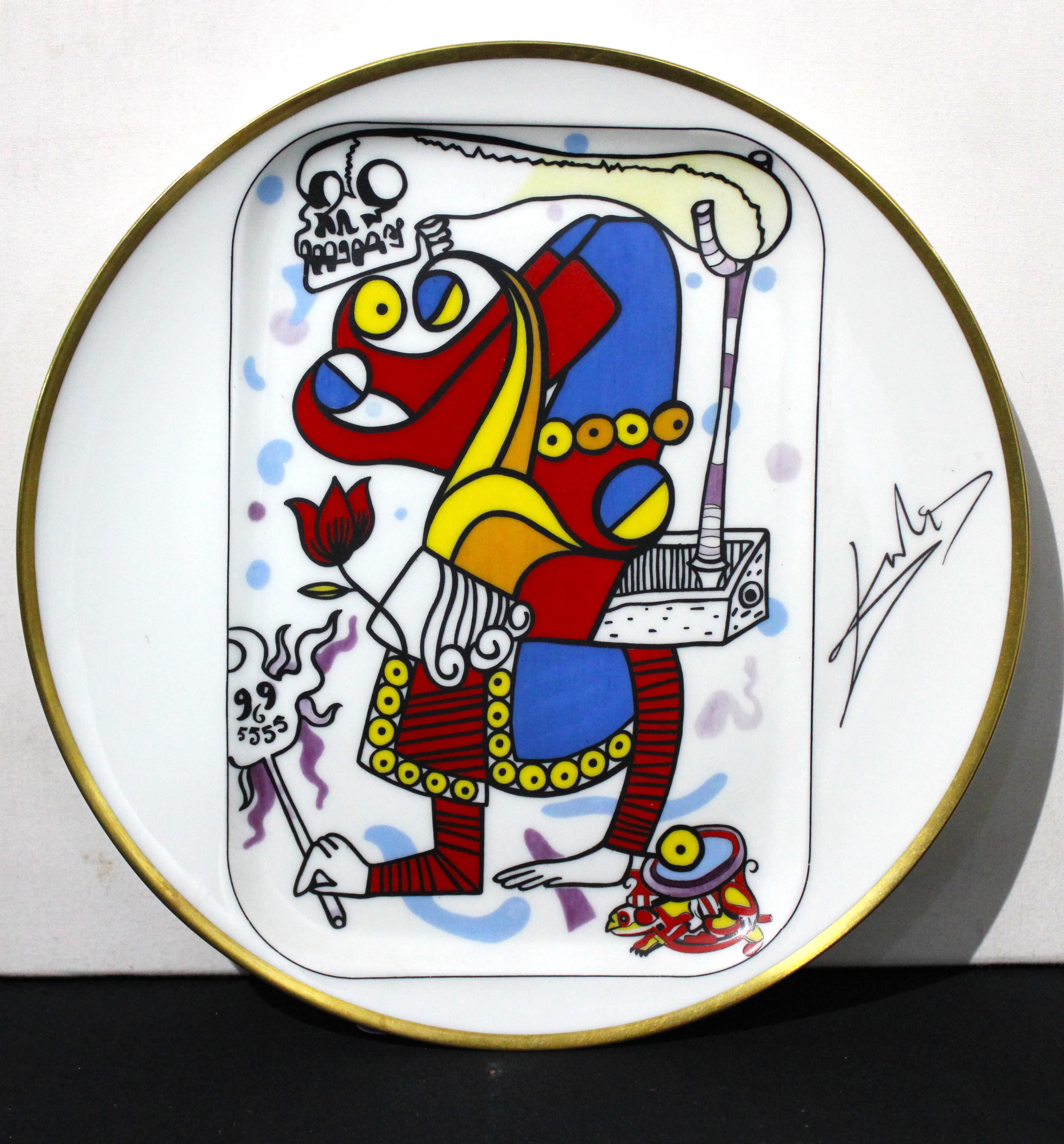 Set di cinque piatti, 1967, Francia, Salvador Dalì