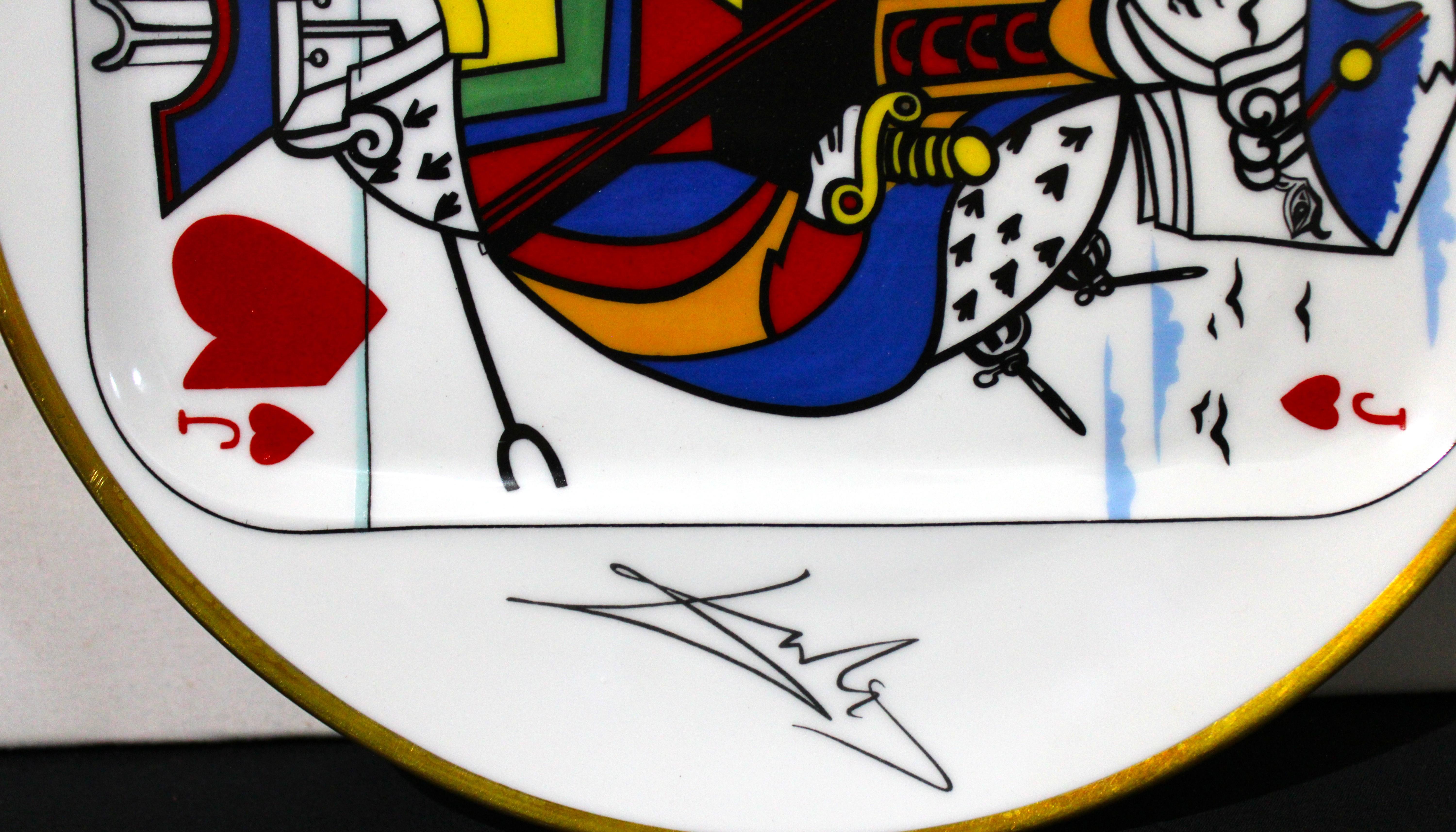 Salvador Dali, Carte a Jouer Five Plates 1967 from France - Surrealist Mixed Media Art by Salvador Dalí