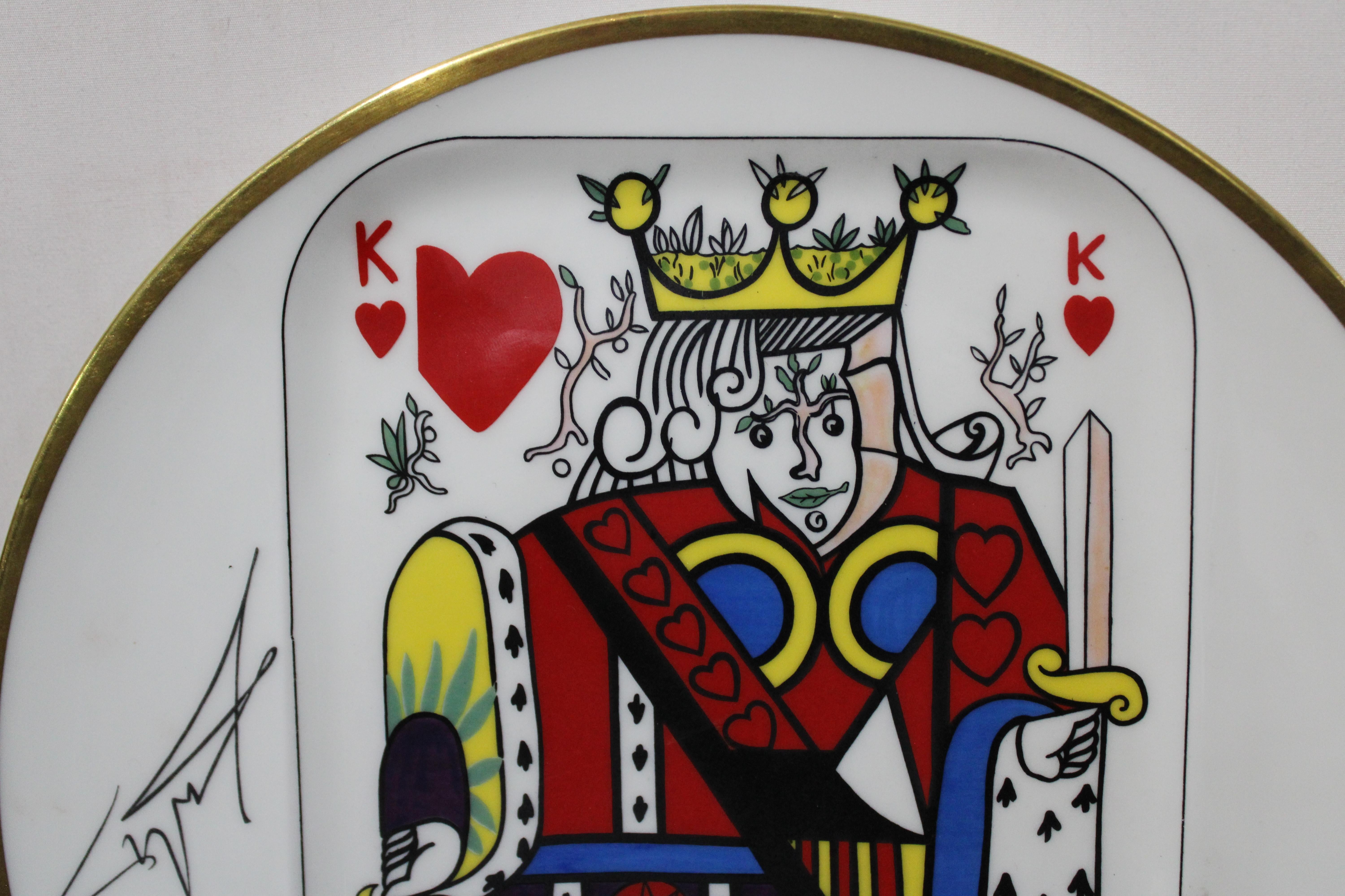 Salvador Dali, Carte a Jouer Five Plates 1967 from France - Surrealist Print by Salvador Dalí