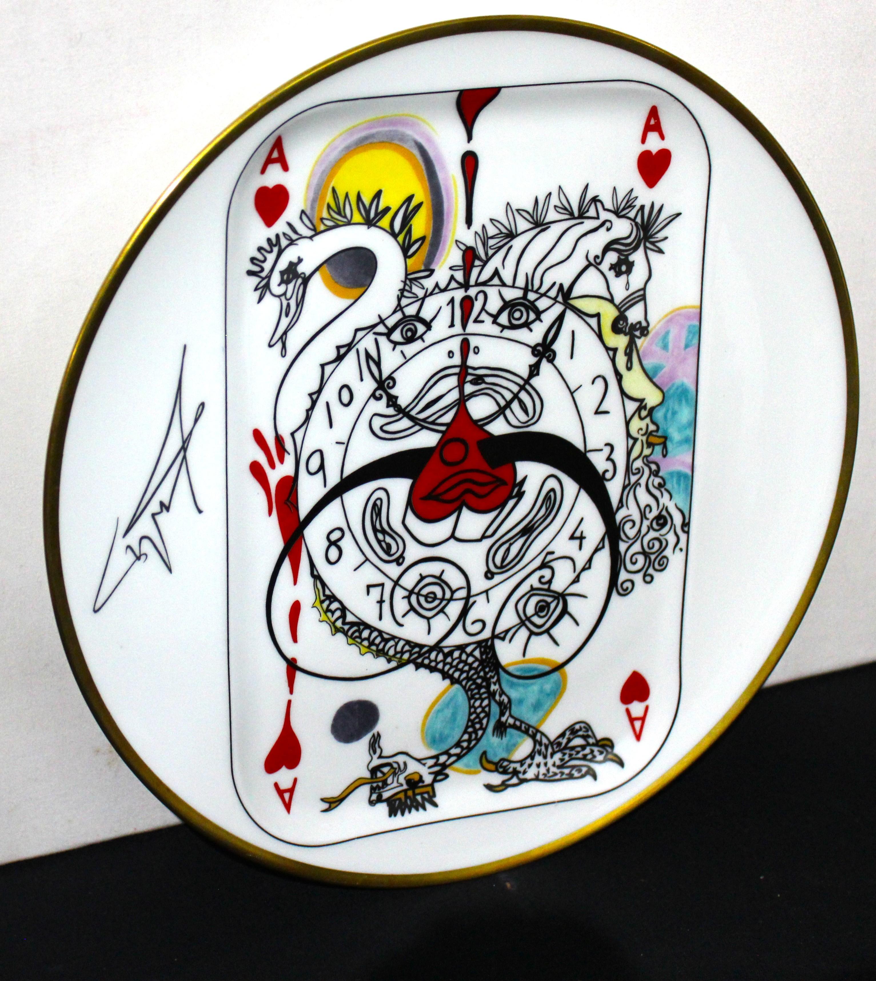 Salvador Dali, Carte a Jouer Five Plates 1967 from France - Surrealist Print by Salvador Dalí