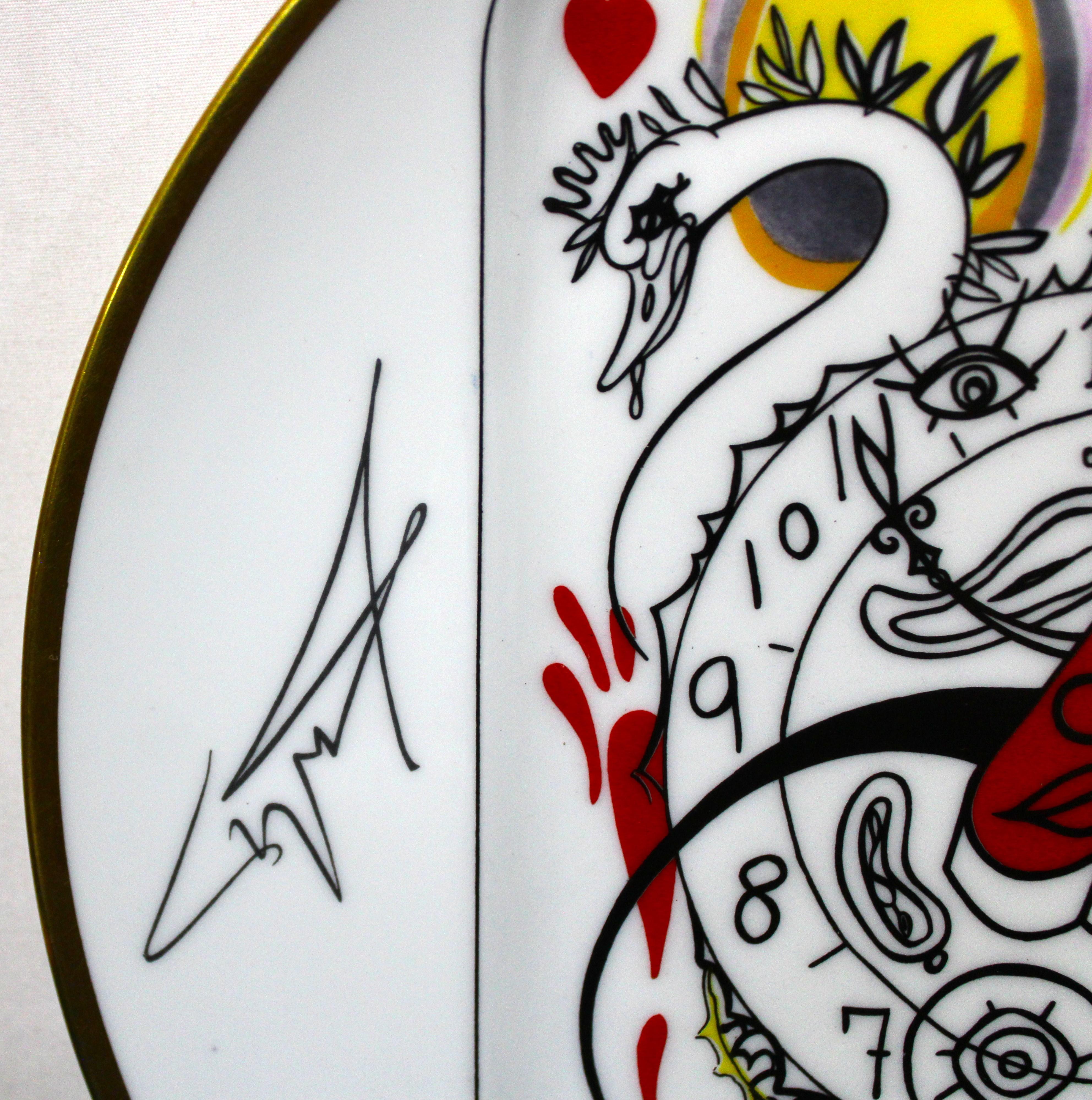 Salvador Dali, Carte a Jouer Five Plates 1967 from France For Sale 1