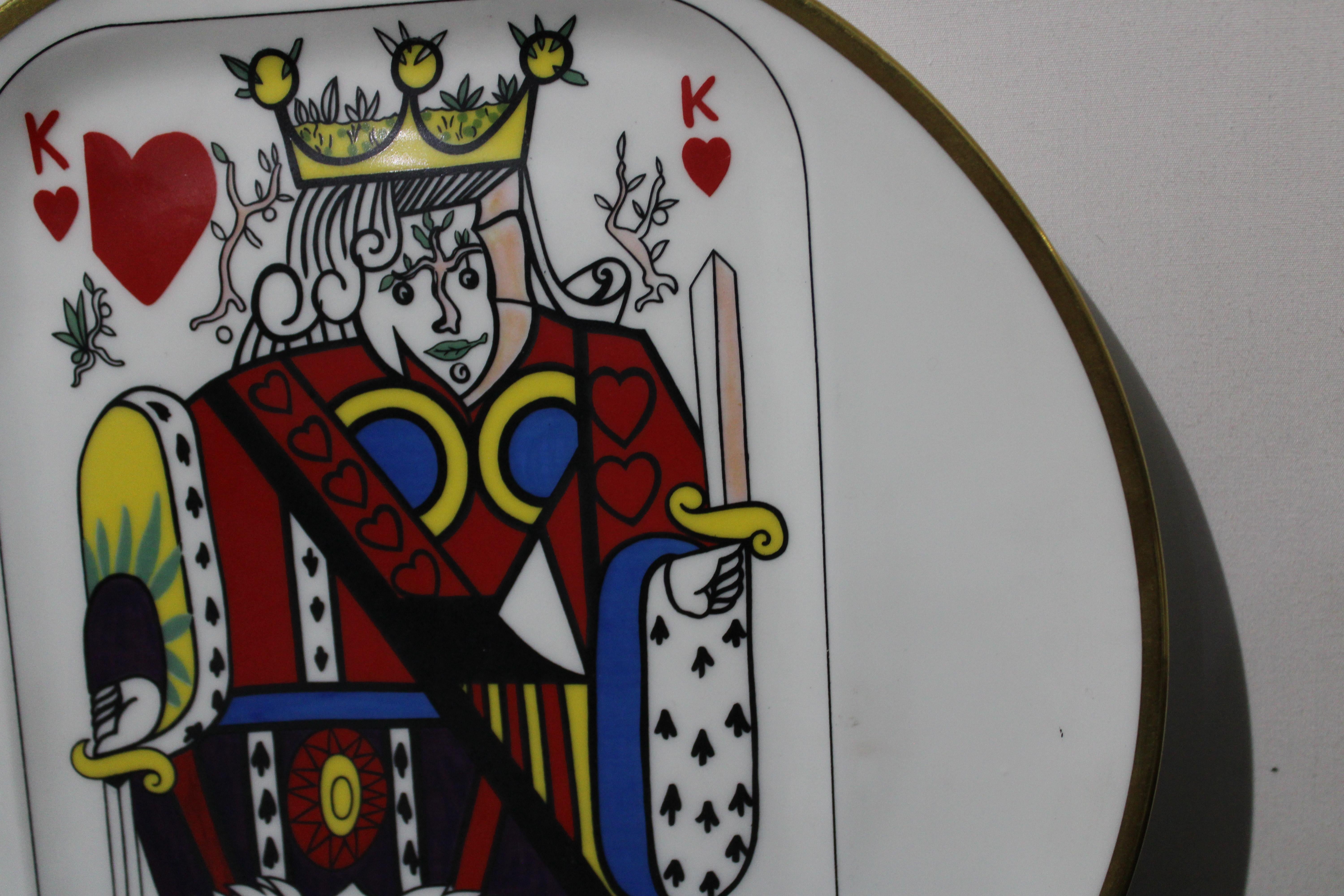 Salvador Dali, Carte a Jouer Five Plates 1967 from France For Sale 2