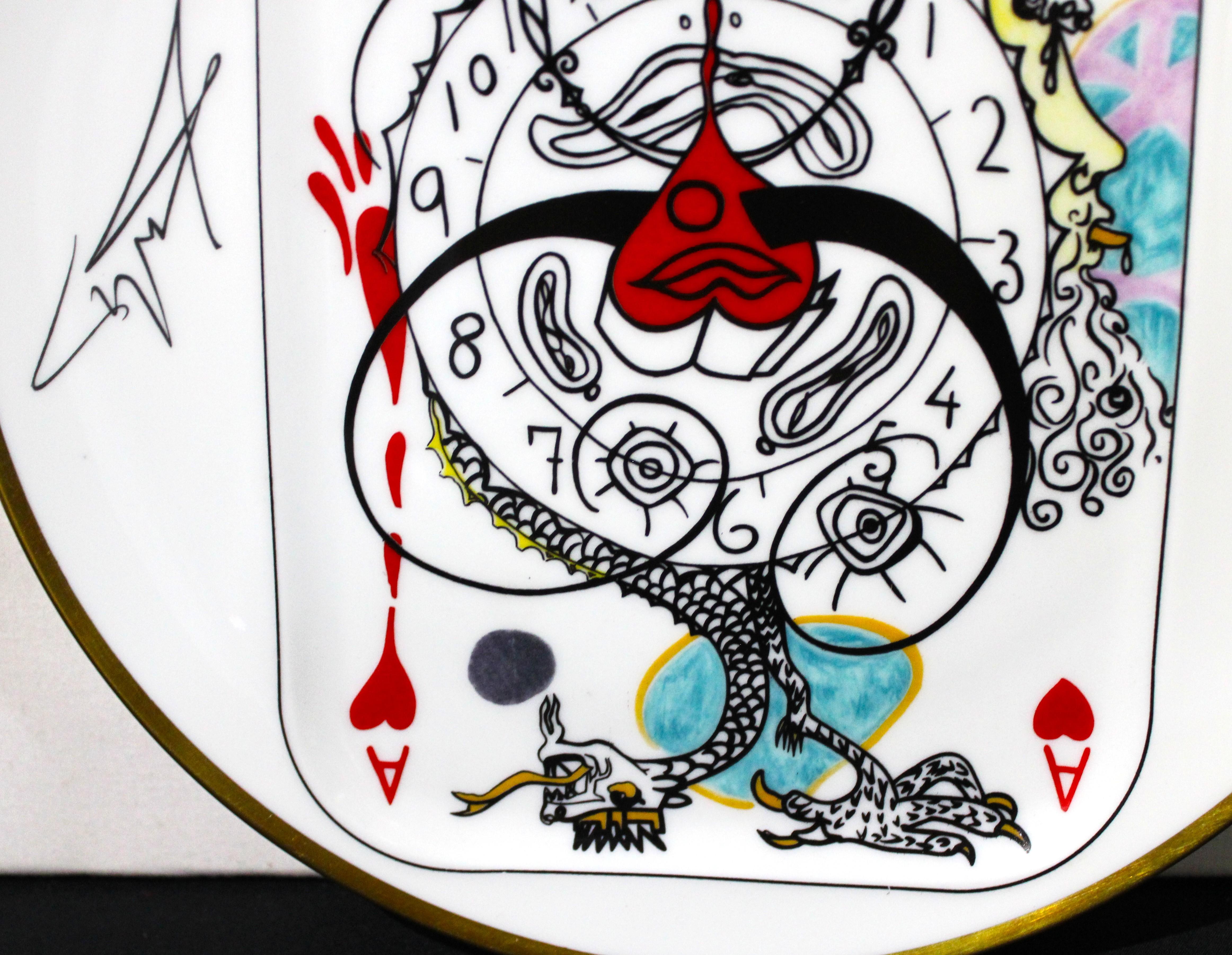 Salvador Dali, Carte a Jouer Five Plates 1967 from France For Sale 2