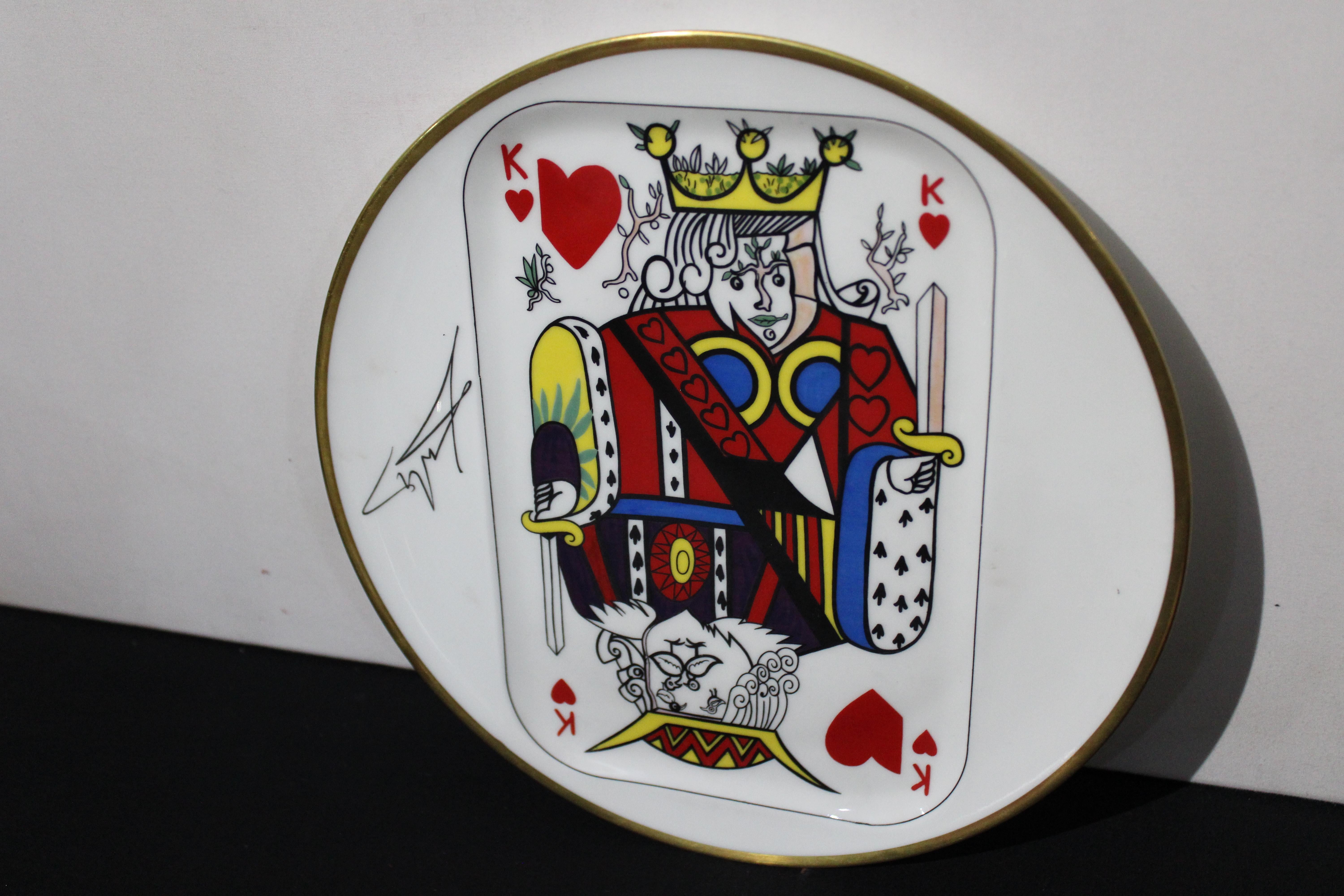Salvador Dali, Carte a Jouer Five Plates 1967 from France For Sale 3