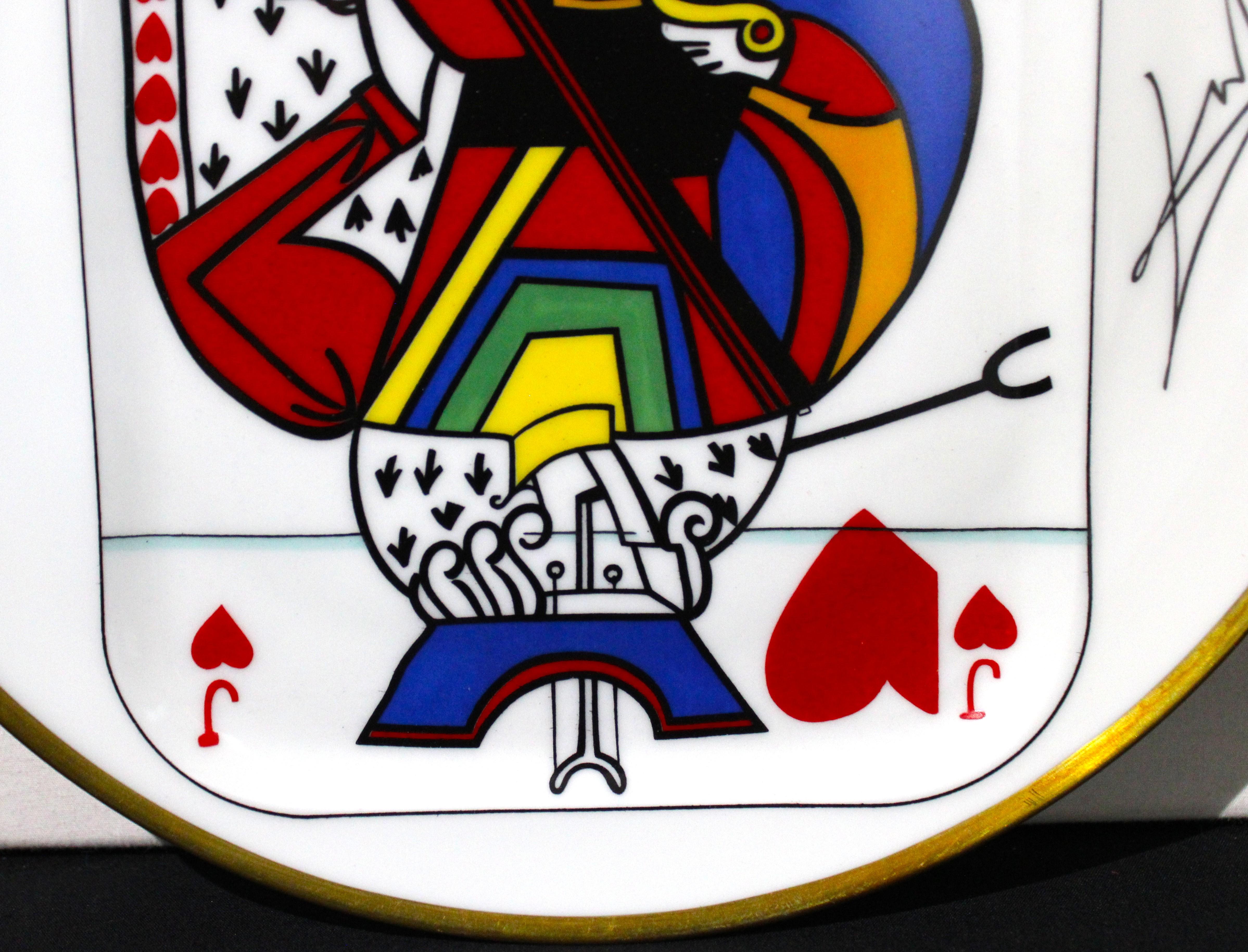 Salvador Dali, Carte a Jouer Five Plates 1967 from France For Sale 4