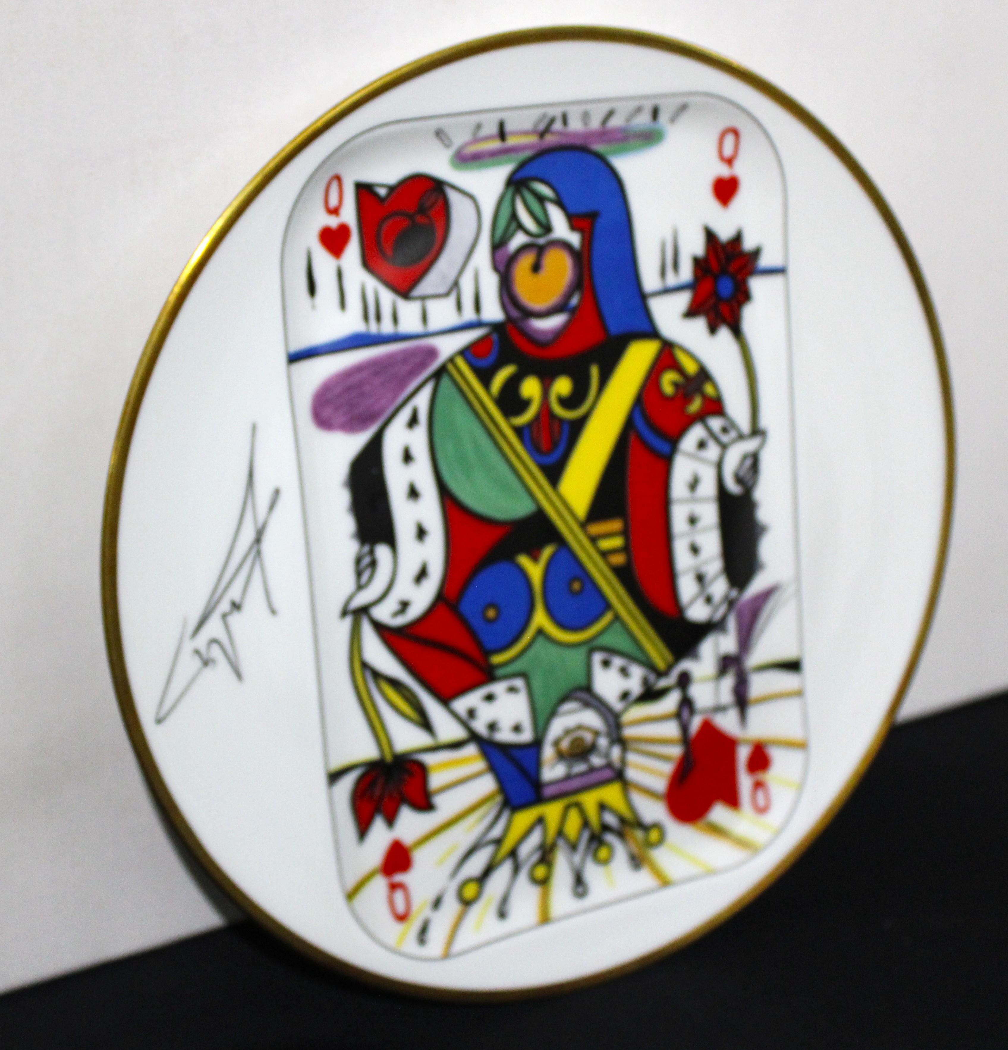 Salvador Dali, Carte a Jouer Five Plates 1967 from France For Sale 4