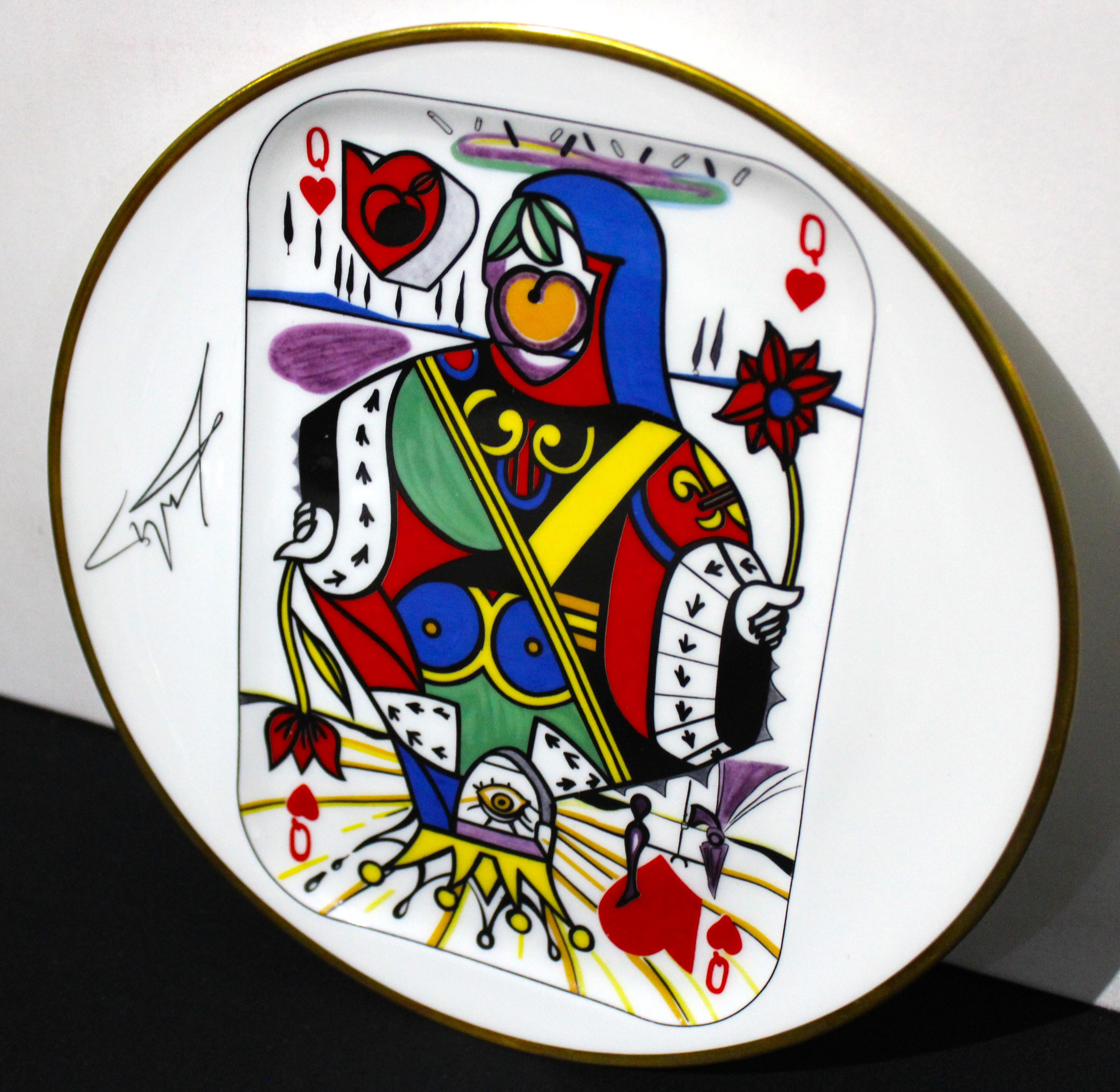 Salvador Dali, Carte a Jouer Five Plates 1967 from France For Sale 5