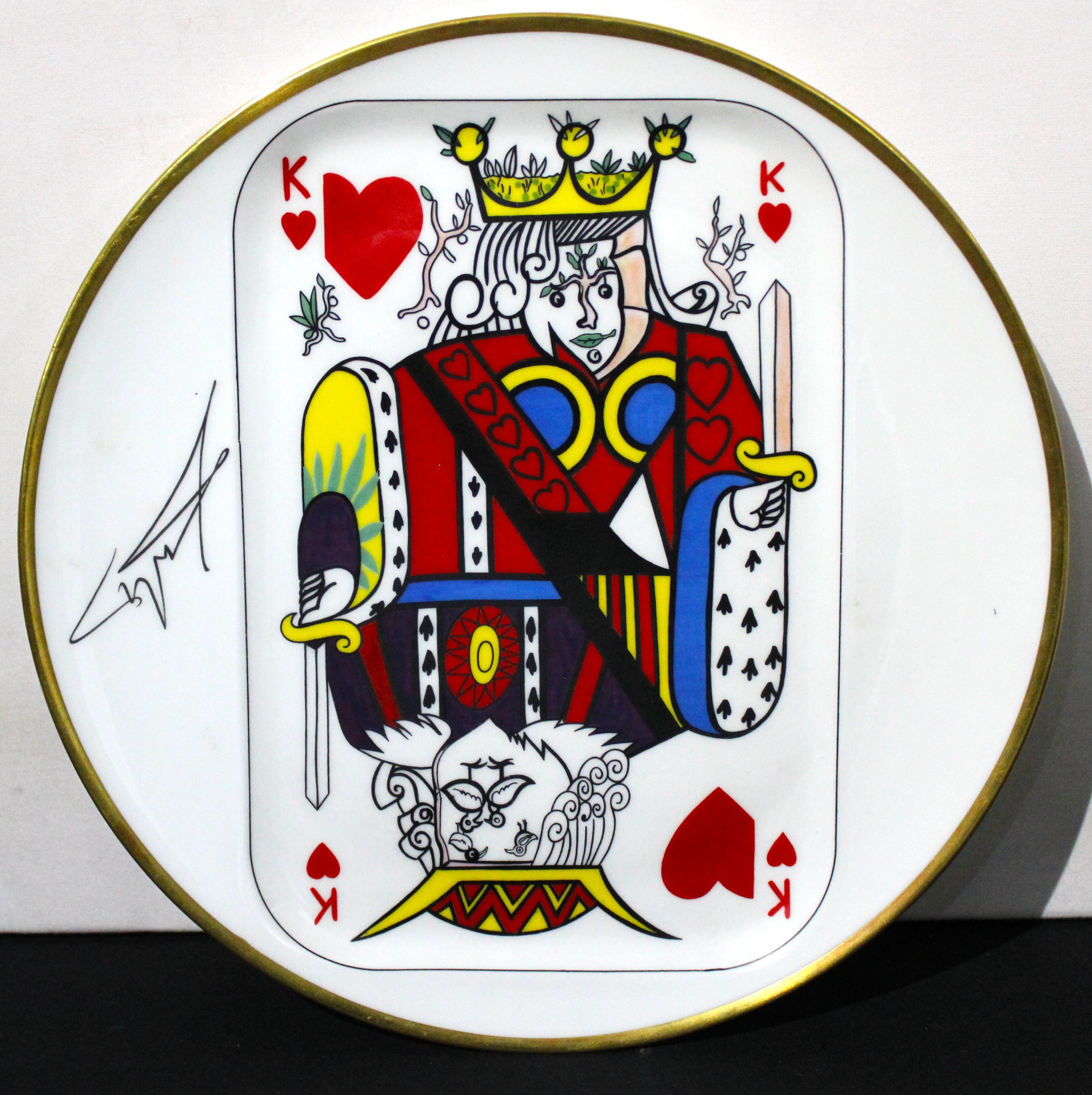 Salvador Dali, Carte a Jouer Five Plates 1967 from France