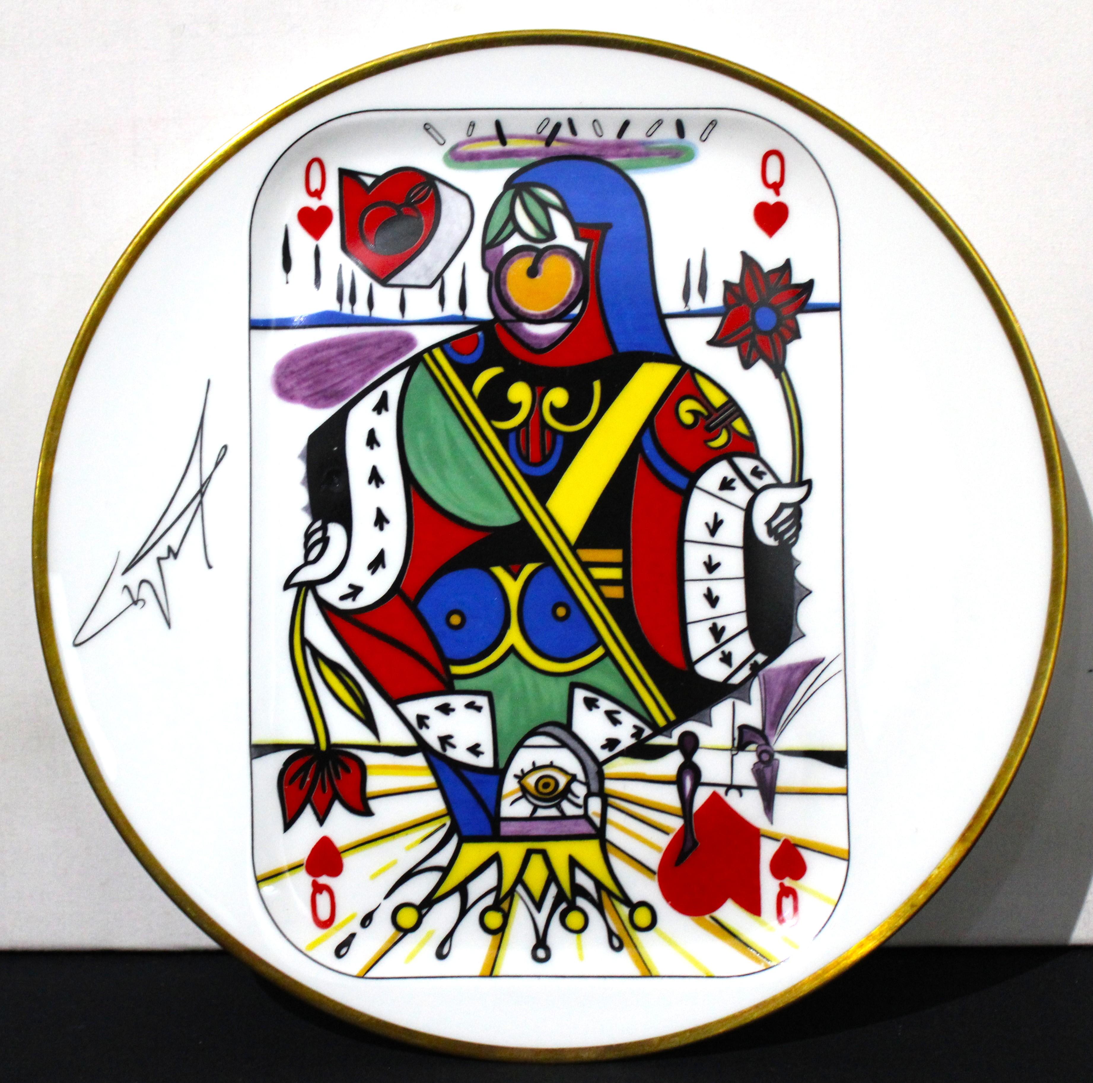 Salvador Dali, Carte a Jouer Five Plates 1967 from France - Print by Salvador Dalí
