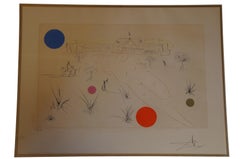 Salvador Dali "Museum of Science and Industry" Hand Signed Artists Proof Etching