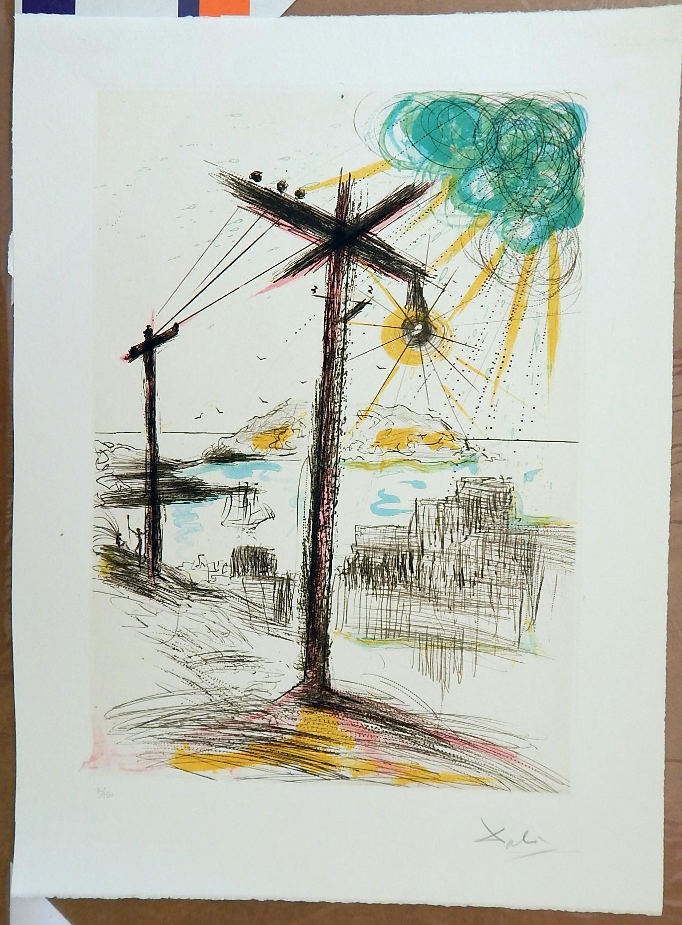 Original Lithograph in color by Salvador Dali (1904-1989)
From the Edition of 150.
Pencil signed Lower Right 