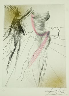 Faust “The Bust”, Original Hand-colored Copper Etching (87/150)