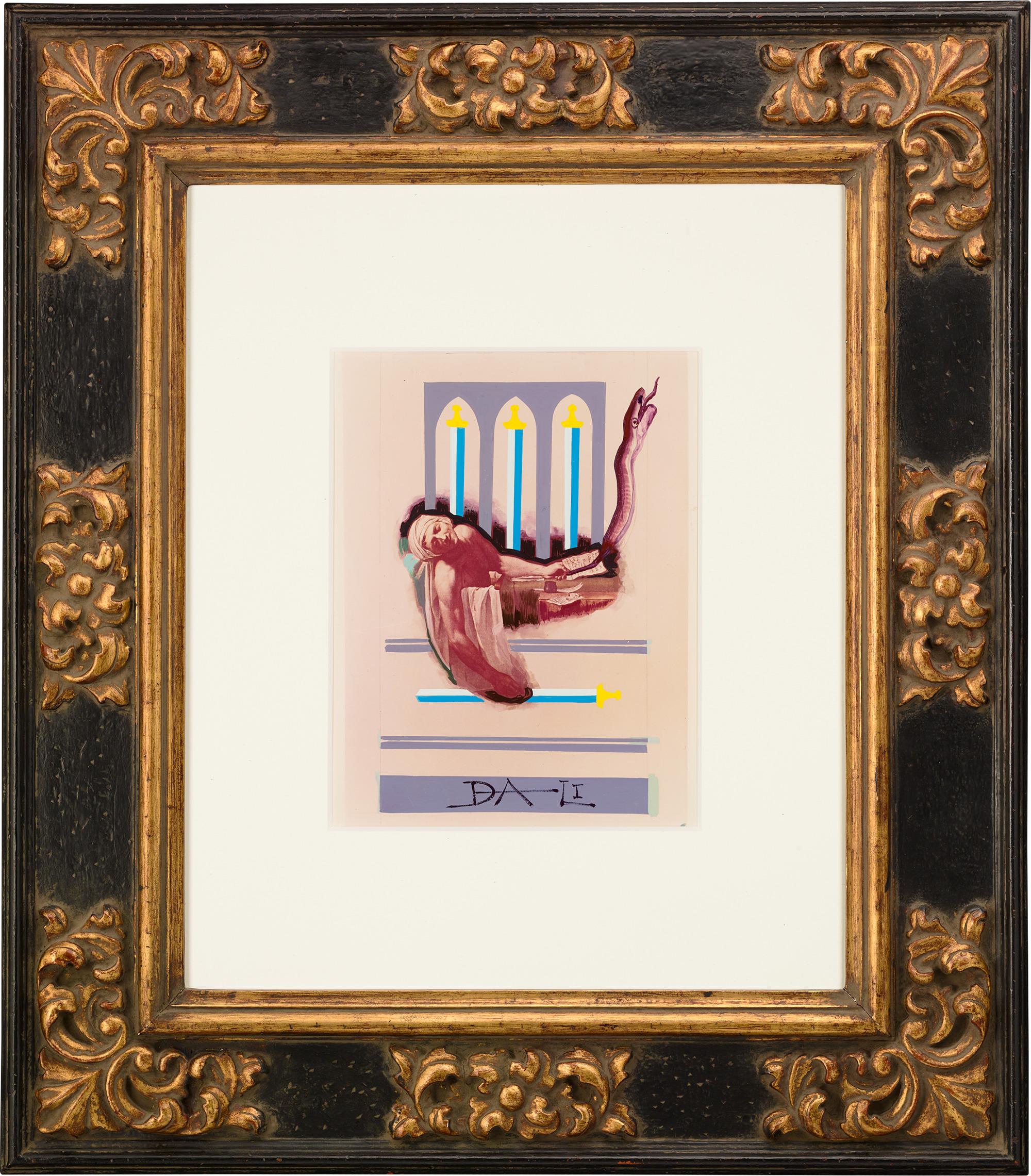 Four of Swords by Salvador Dalí For Sale 1