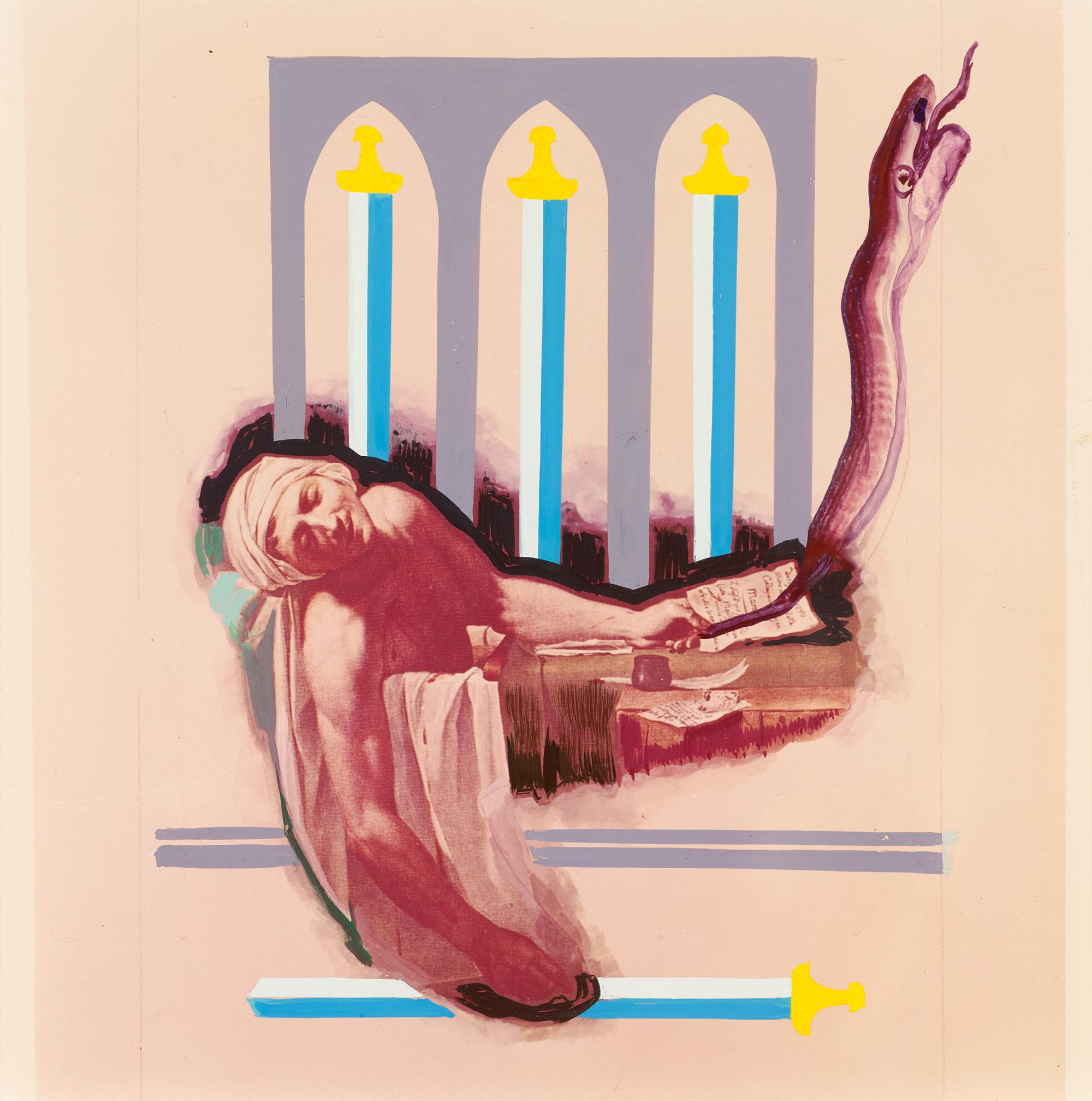 Four of Swords by Salvador Dalí For Sale 2