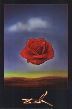 Meditative Rose By Salvador Dali