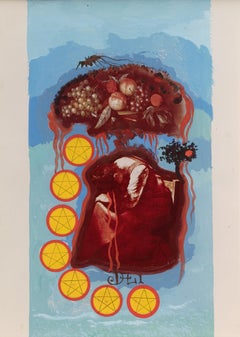 Sept de Pentacles par Salvador Dalí