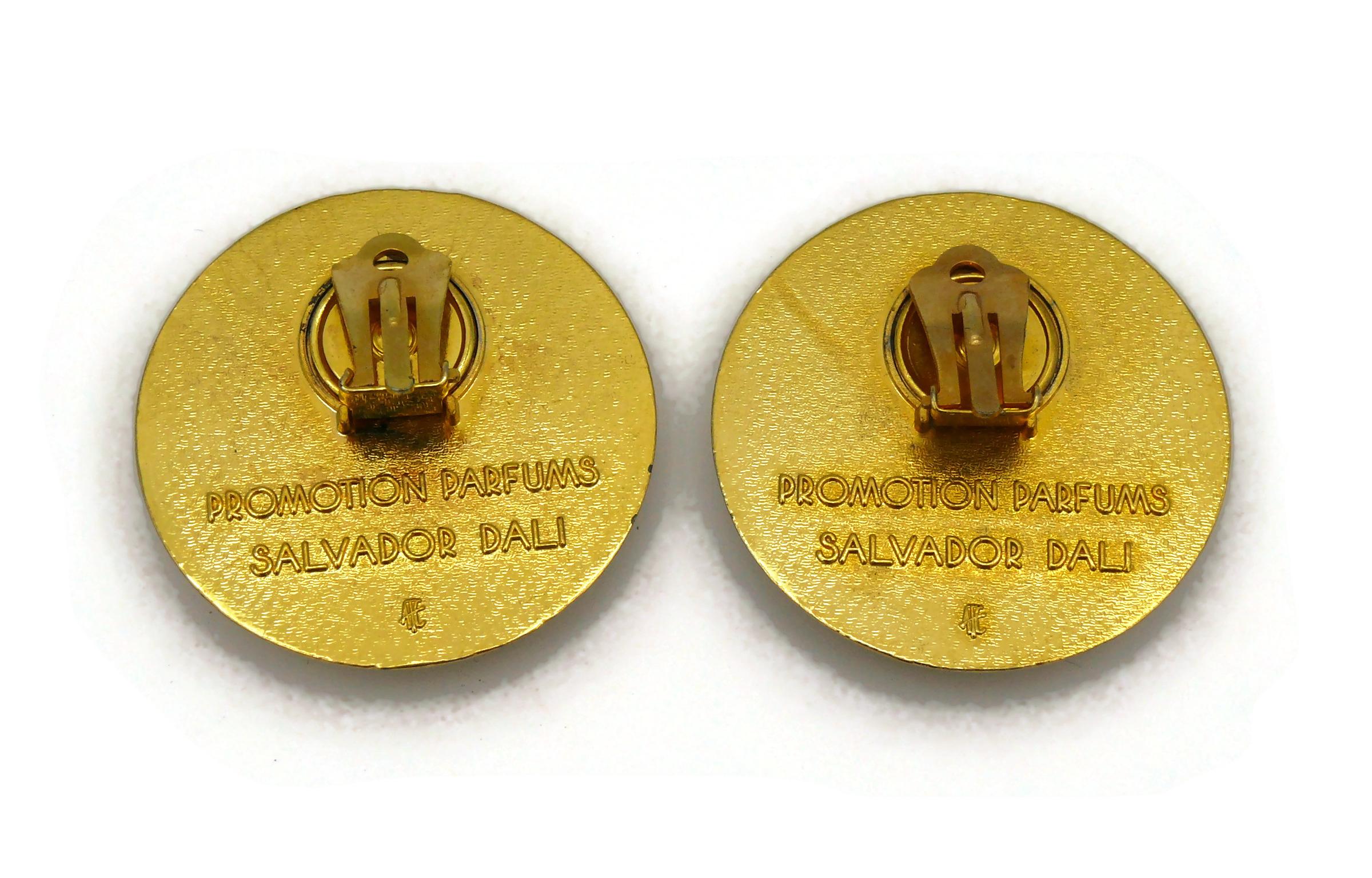 Women's SALVADOR DALI Parfums Vintage Massive Mouth and Nose Clip-On Earrings For Sale
