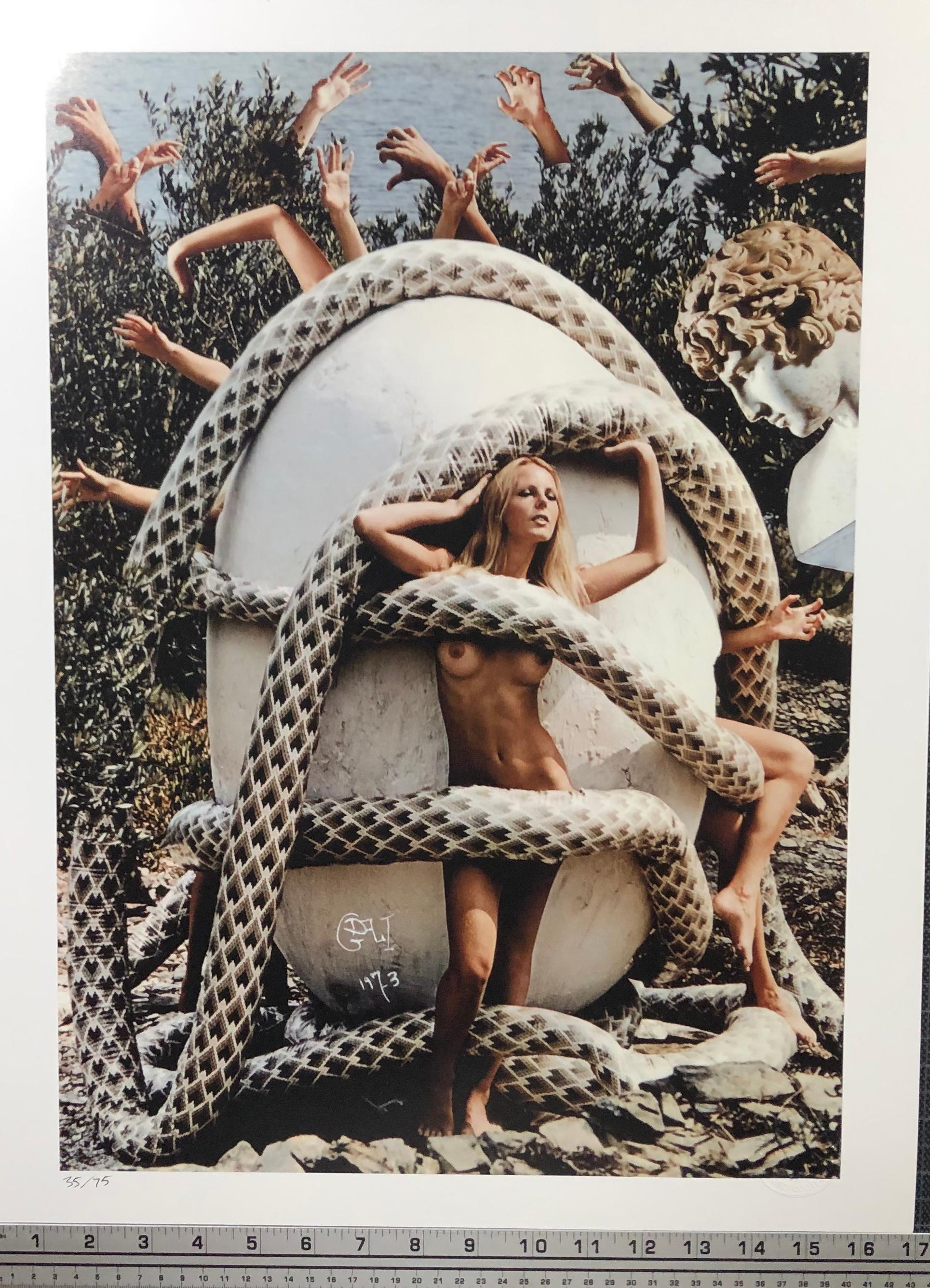 Salvador Dali I for Playboy Legacy Collection, 1973 Edition 35 of 75 - Photograph by Pompeo Posar