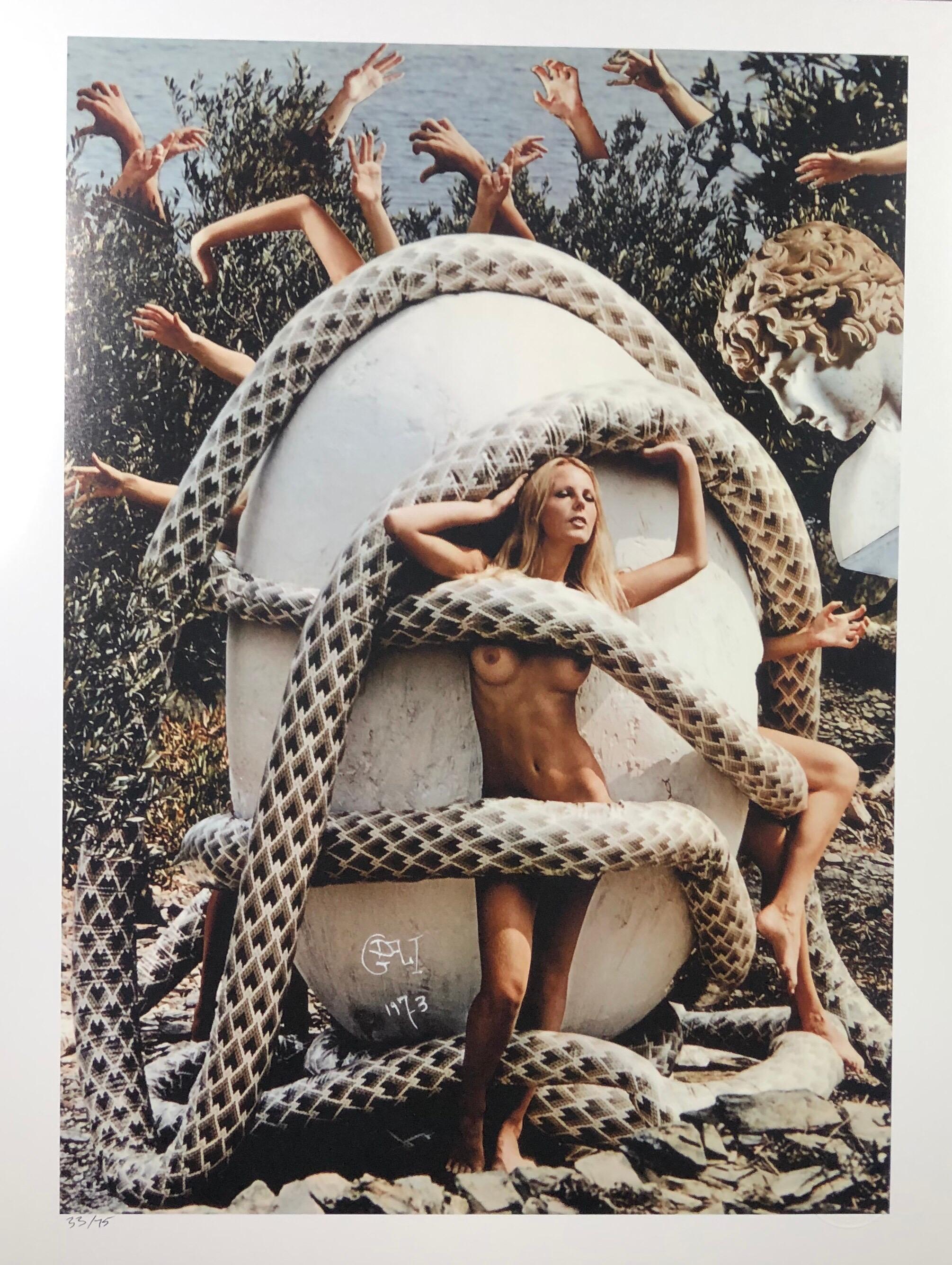 Salvador Dali I for Playboy Legacy Collection, 1973 Edition 35 of 75 - Surrealist Photograph by Pompeo Posar