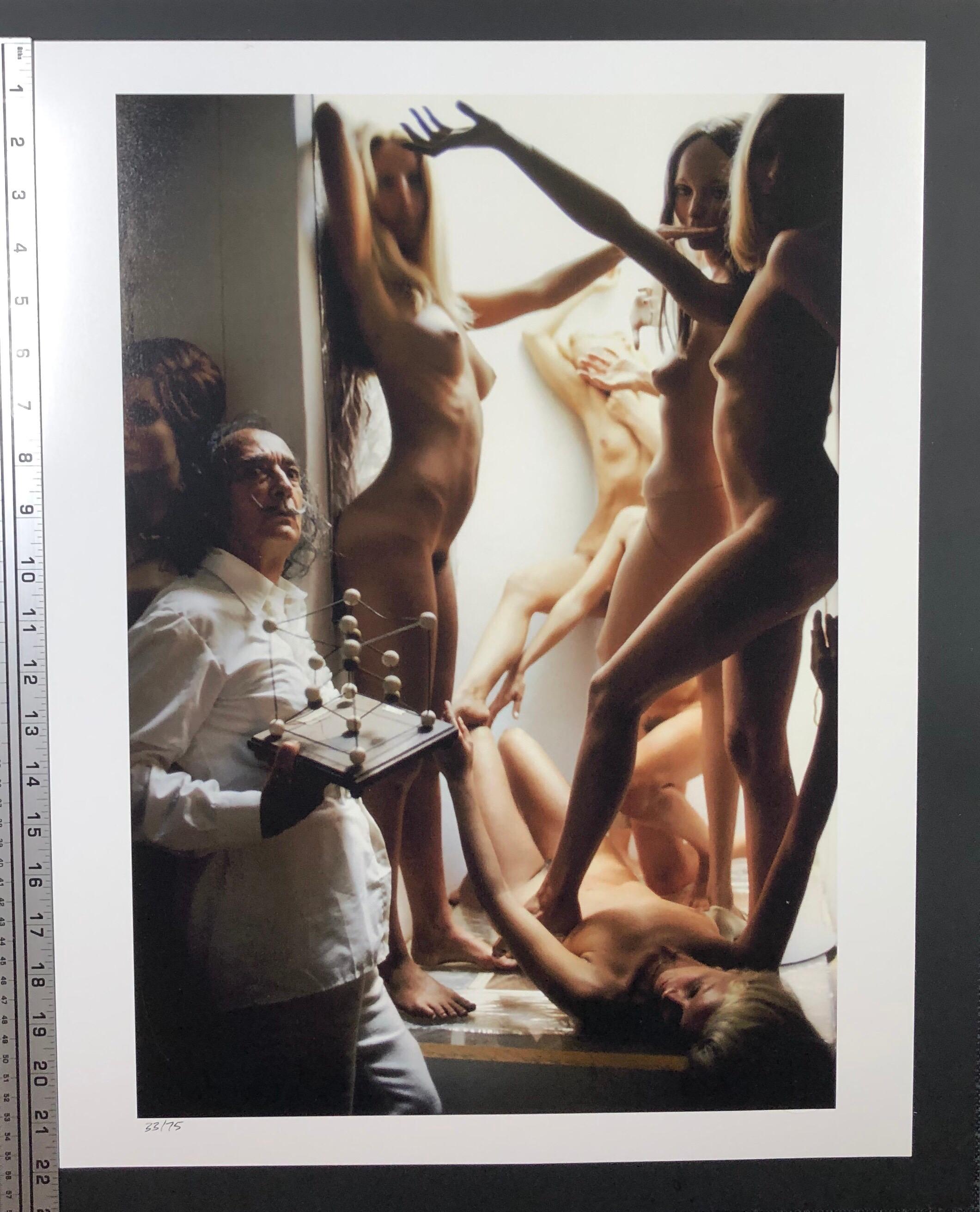Salvador Dali II for Playboy Legacy Collection 1973 Edition 33 of 75 - Black Nude Photograph by Salvador Dalí