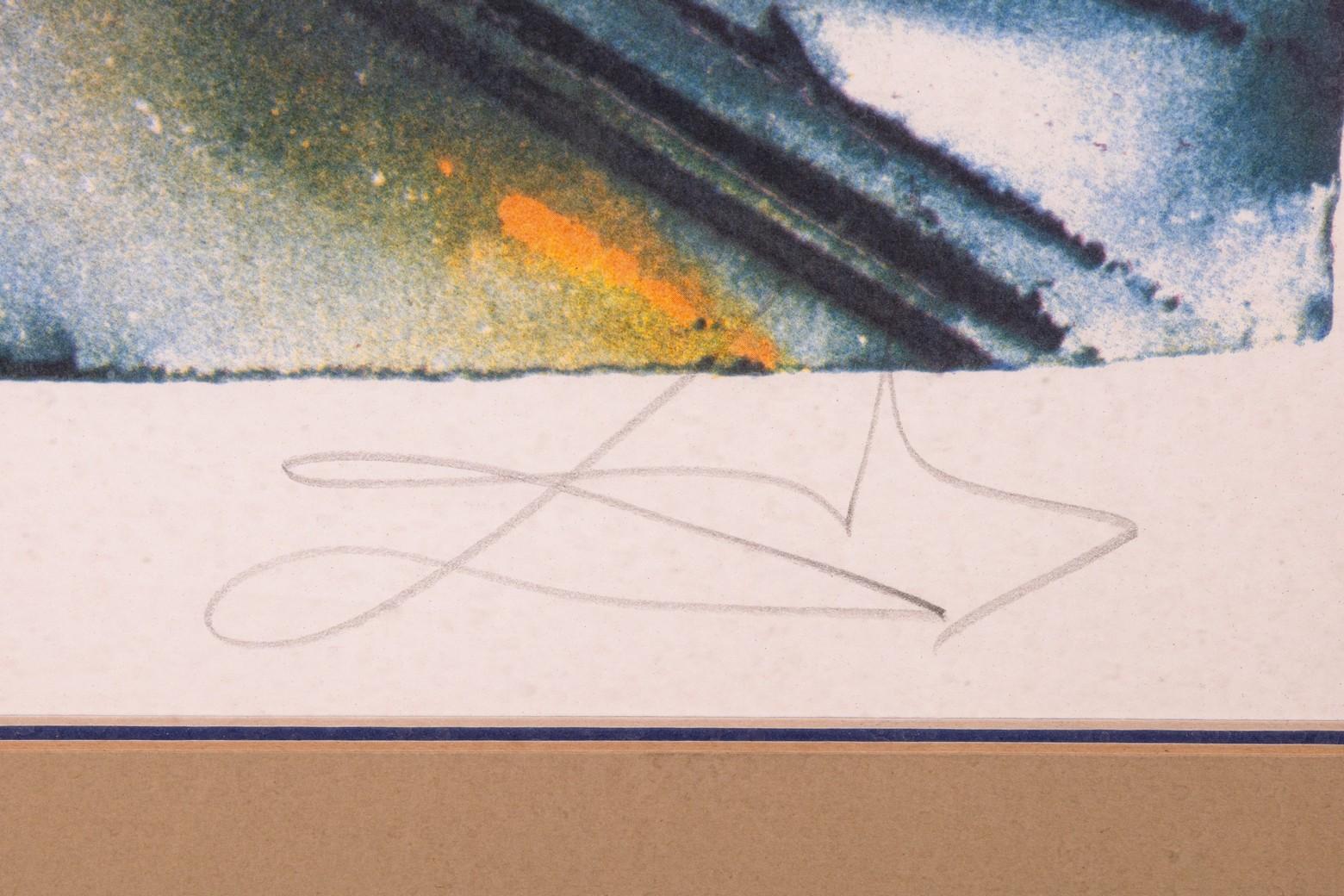 Salvador Dali Place Saint Marc A Venise (Homage to Venice) Signed Litho 160/195 In Good Condition In Keego Harbor, MI