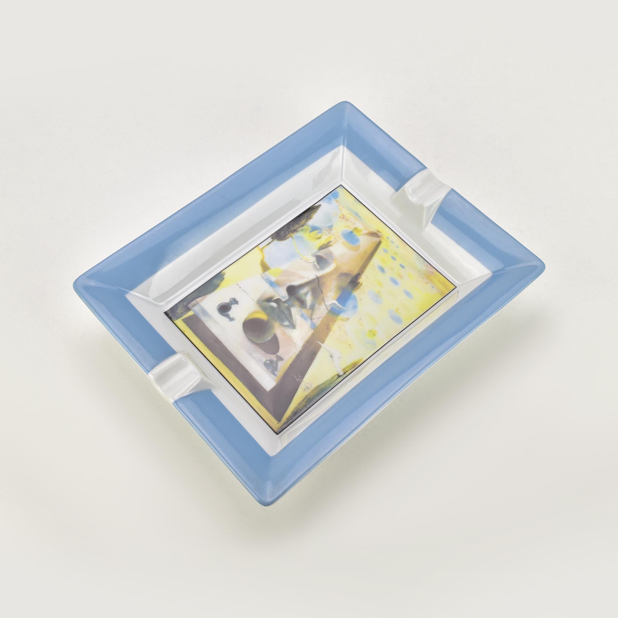 Salvador Dalí Porzellan-Aschenbecher von Limoges, limitierte Auflage, 1989 (Französisch) im Angebot