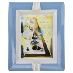 Cendrier en porcelaine de Limoges de Salvador Dalí, édition limitée, 1989