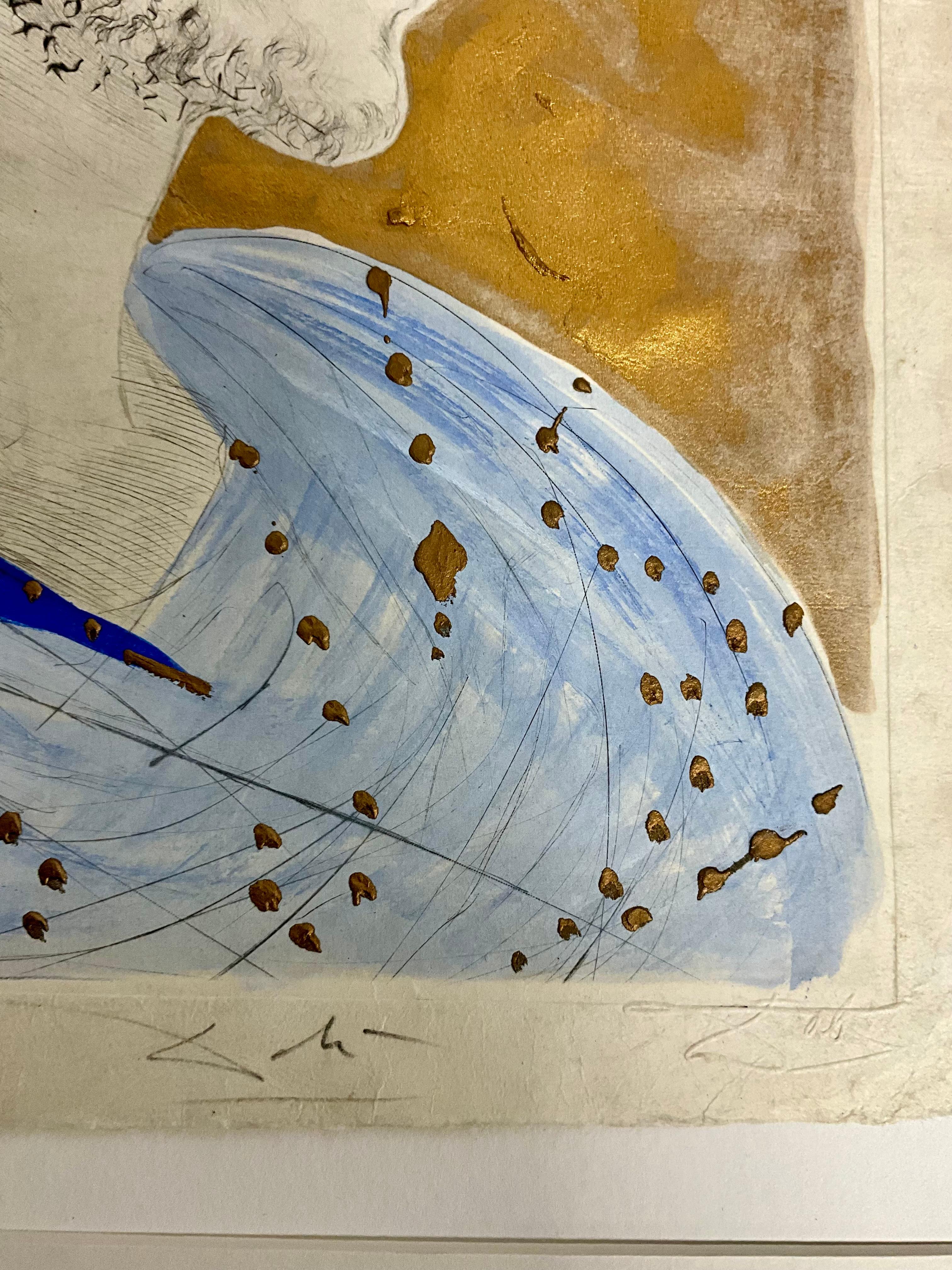 Salvador Dalí­ Portrait of Ronsard 1968 In Good Condition In West Palm Beach, US