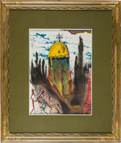 1960s Salvador Dalí­ Signed and Dated Work on Paper
