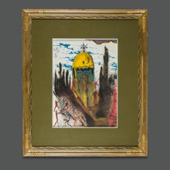 1960s Salvador Dalí­ Signed and Dated Work on Paper