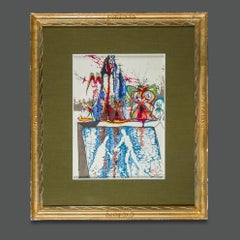 1970s Salvador Dalí­ Signed and Dated Original Work on Paper