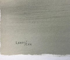 A La Plage (At the Beach), framed hand signed lithograph