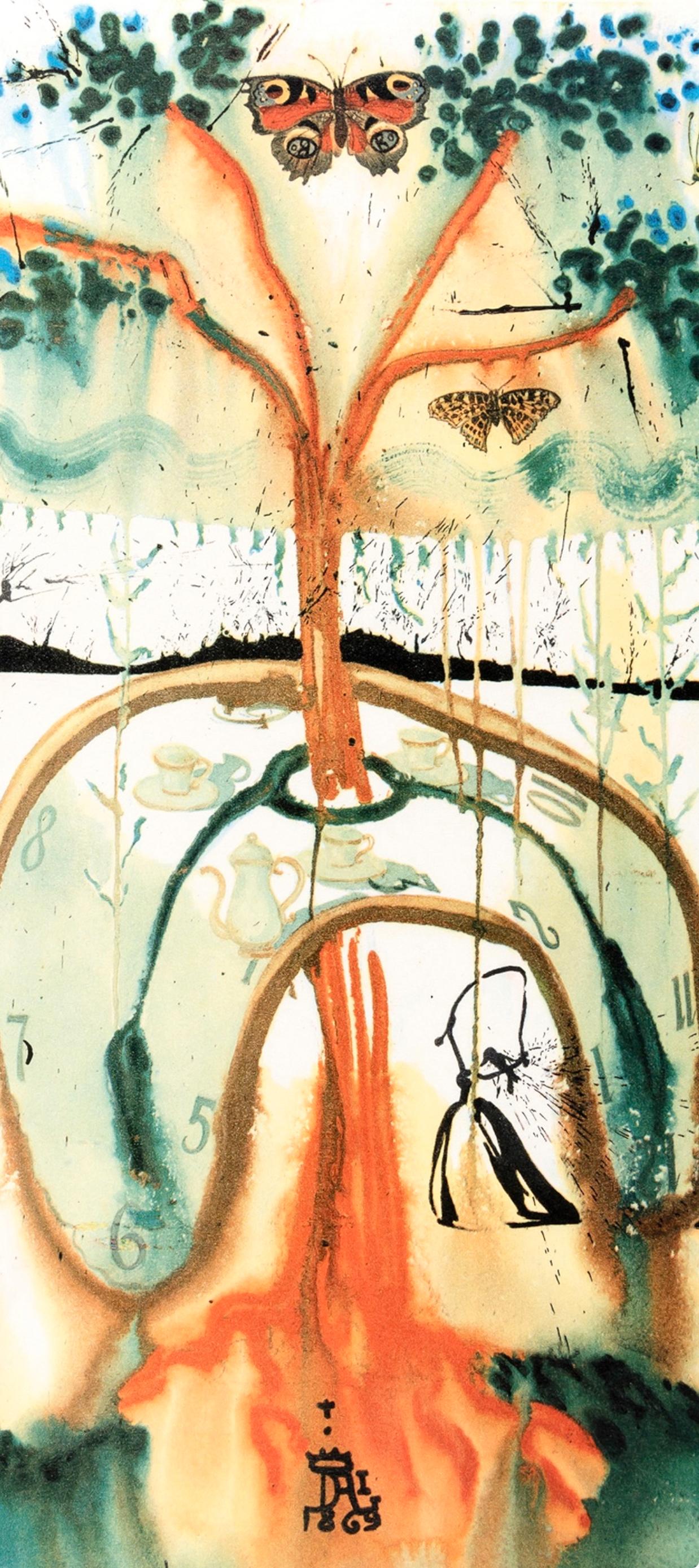 A Mad Tea Party (Field 69-5, A-M), Alice's Adventures in Wonderland - Print by Salvador Dalí