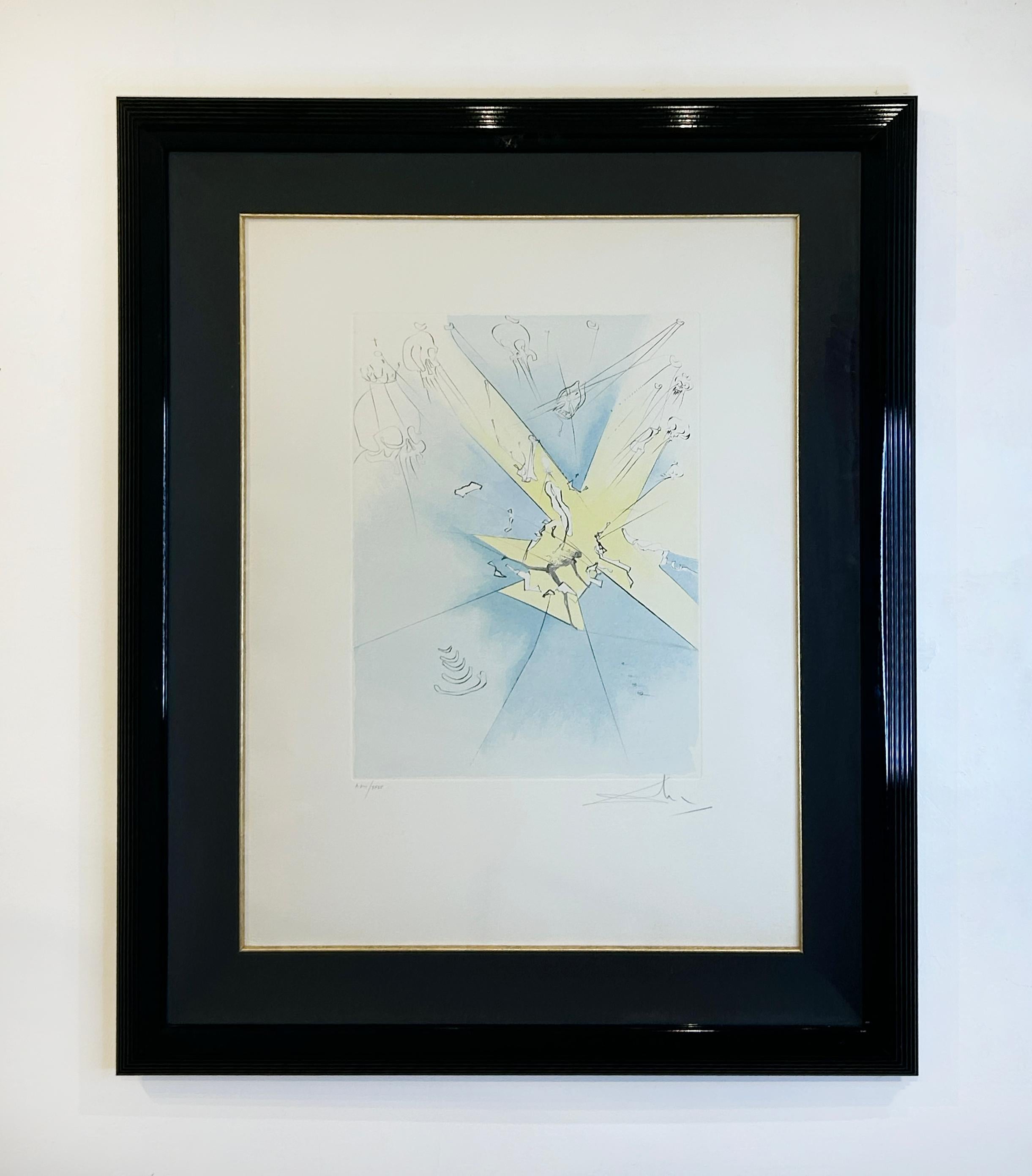 Un ingresso sconvolgente negli Stati Uniti - Print Surrealismo di Salvador Dalí