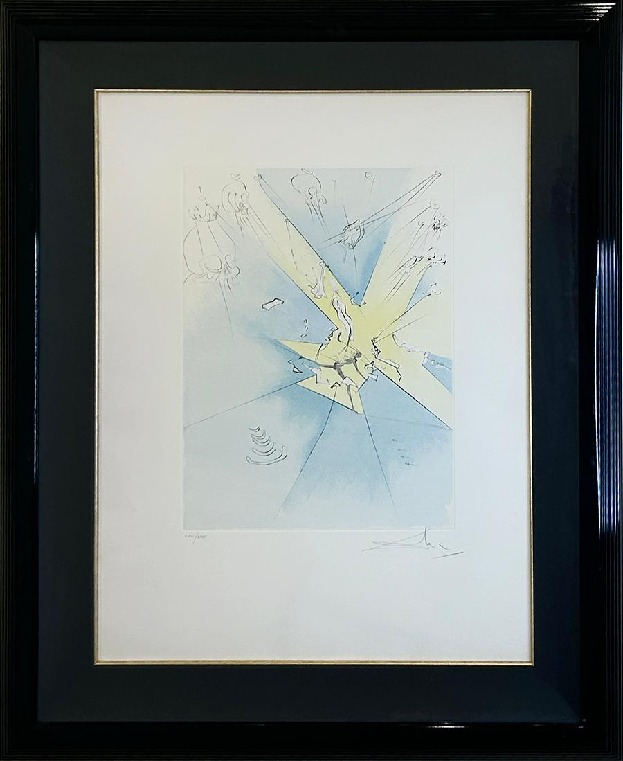 Un ingresso sconvolgente negli Stati Uniti - Print di Salvador Dalí