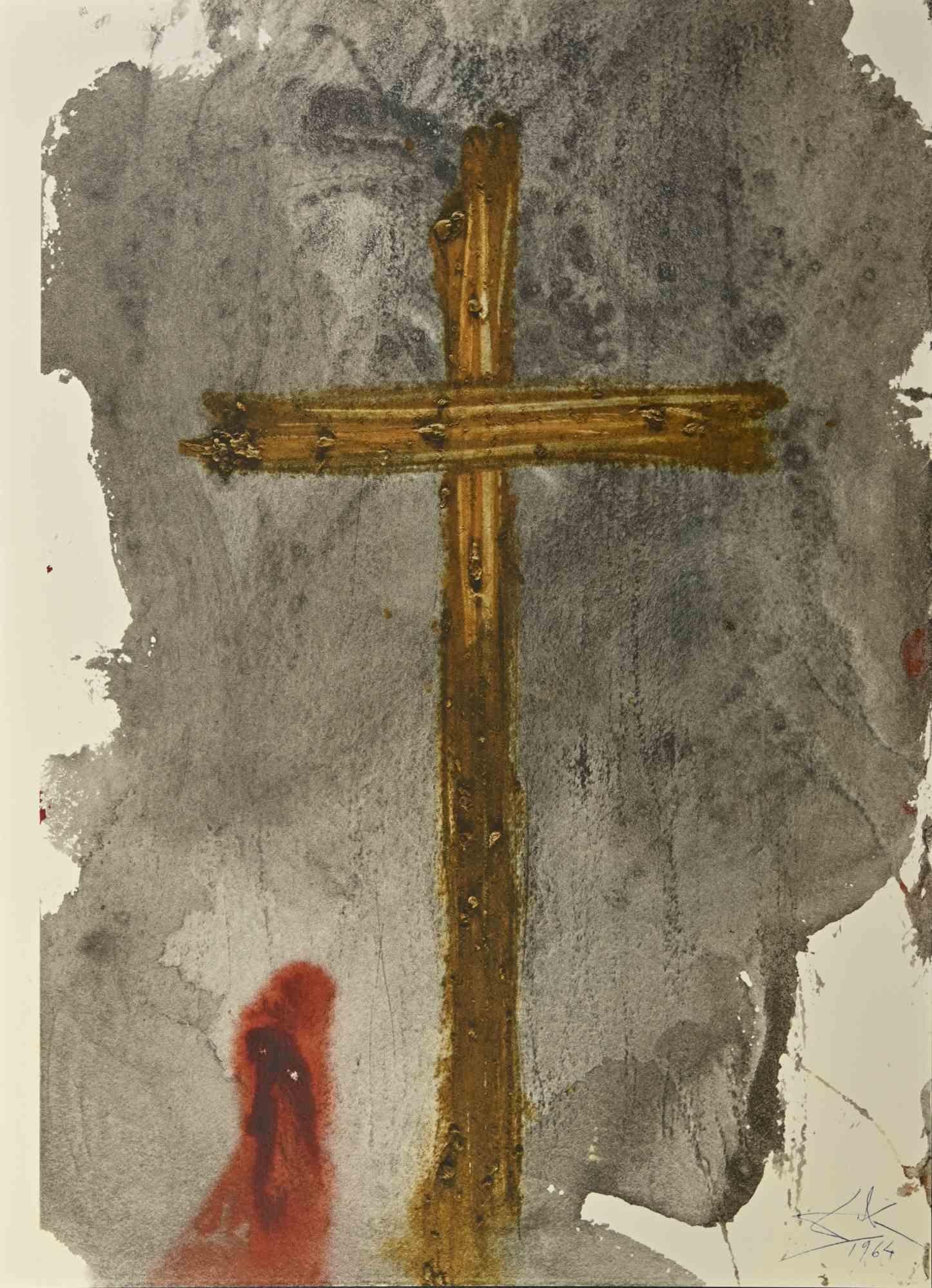 Print de Salvador Dalí - Abraham, Pater Multarem Gentium - Litografía - 1964
