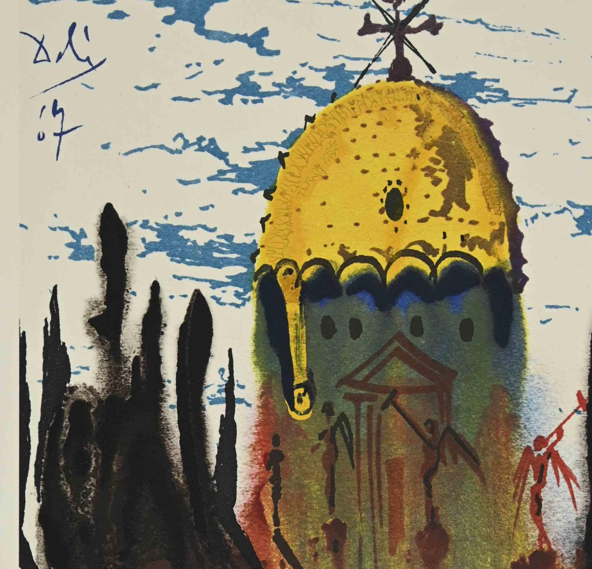 Act I, Szene I – Von Romeo und Juliet – Lithographie-1975 – Print von Salvador Dalí