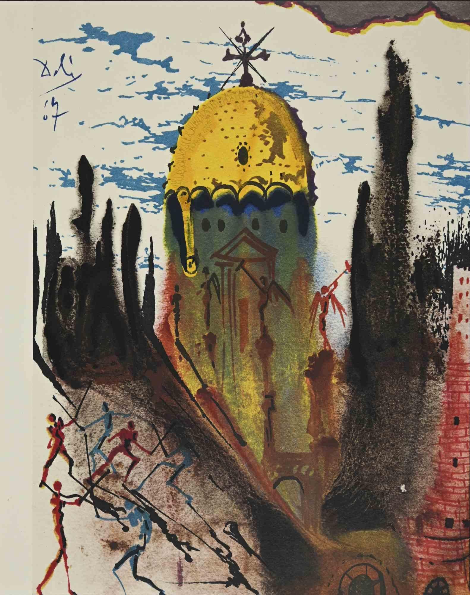 Salvador Dalí Print – Act I, Szene I – Von Romeo und Juliet – Lithographie-1975