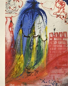 Act I, Scene IV - From “Romeo and Juliet” - Lithograph - 1975