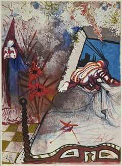 Act III, Scène V - De Romeo et Juliette - Lithographie originale -1975