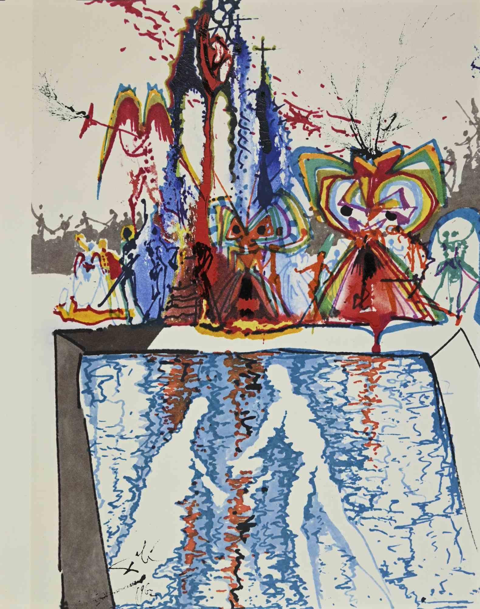 Salvador Dalí Print - Act IV, Scene III - From “Romeo and Juliet” - Lithograph-1975